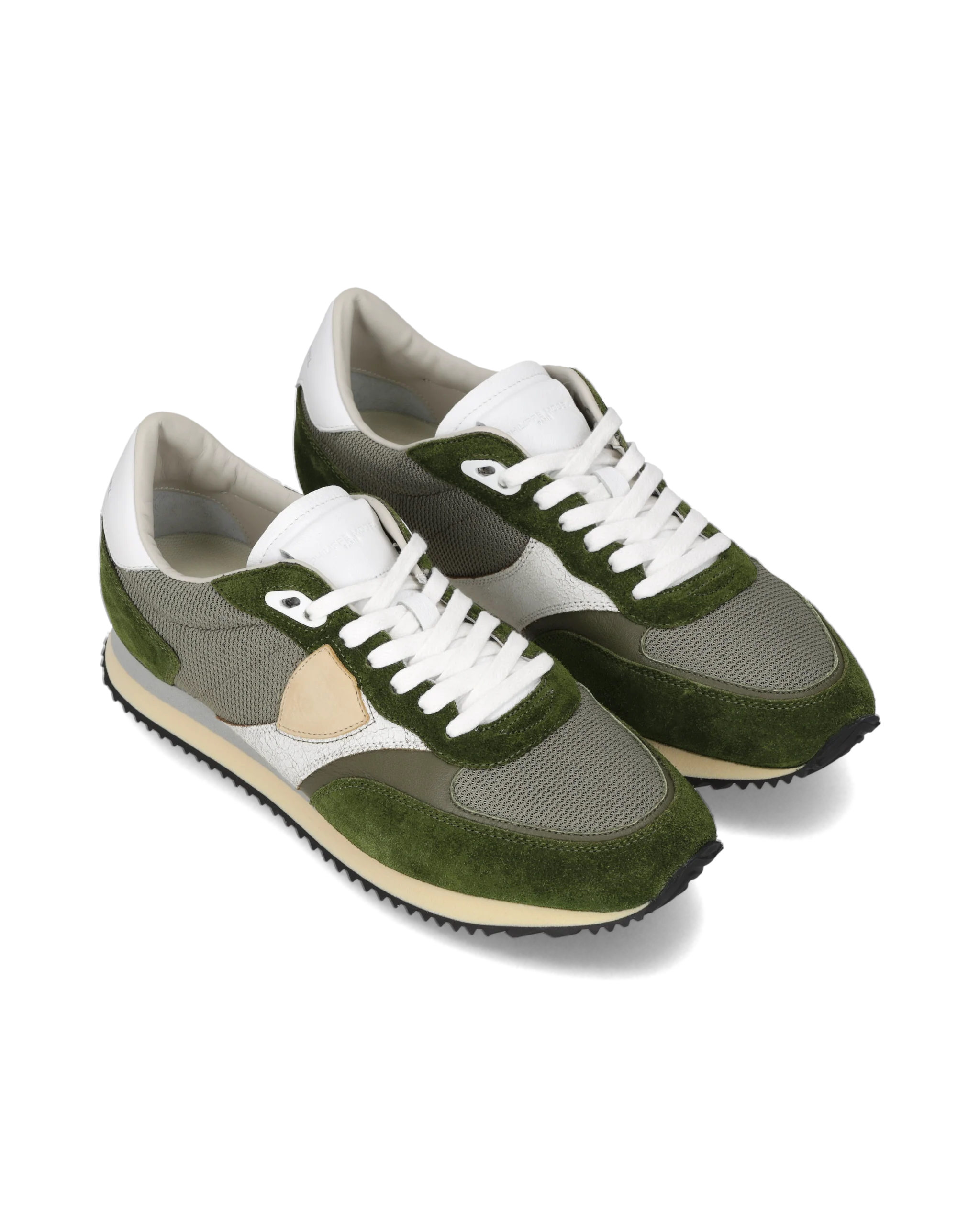 Sneakers Blville Men, Military Green White - Image 2