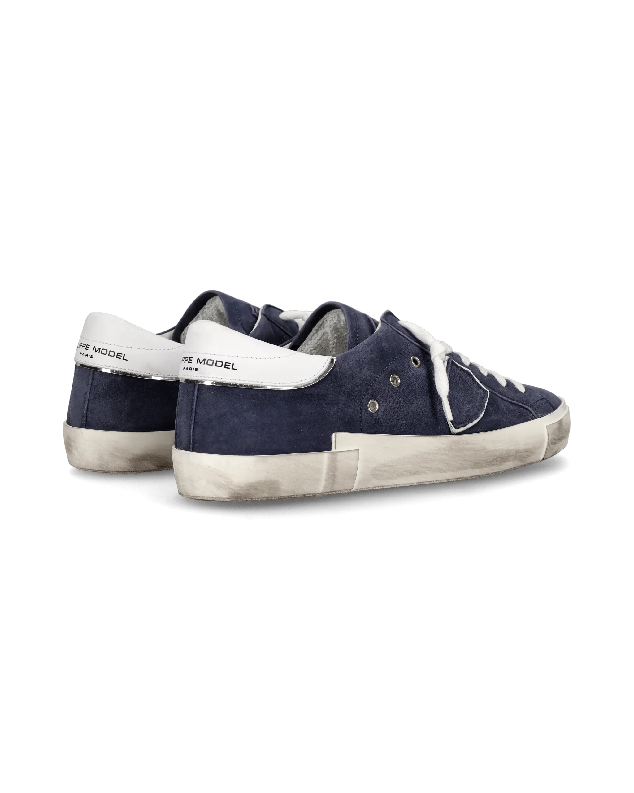 Men's low top Prsx tennis Sneakers, Blue - Image 3