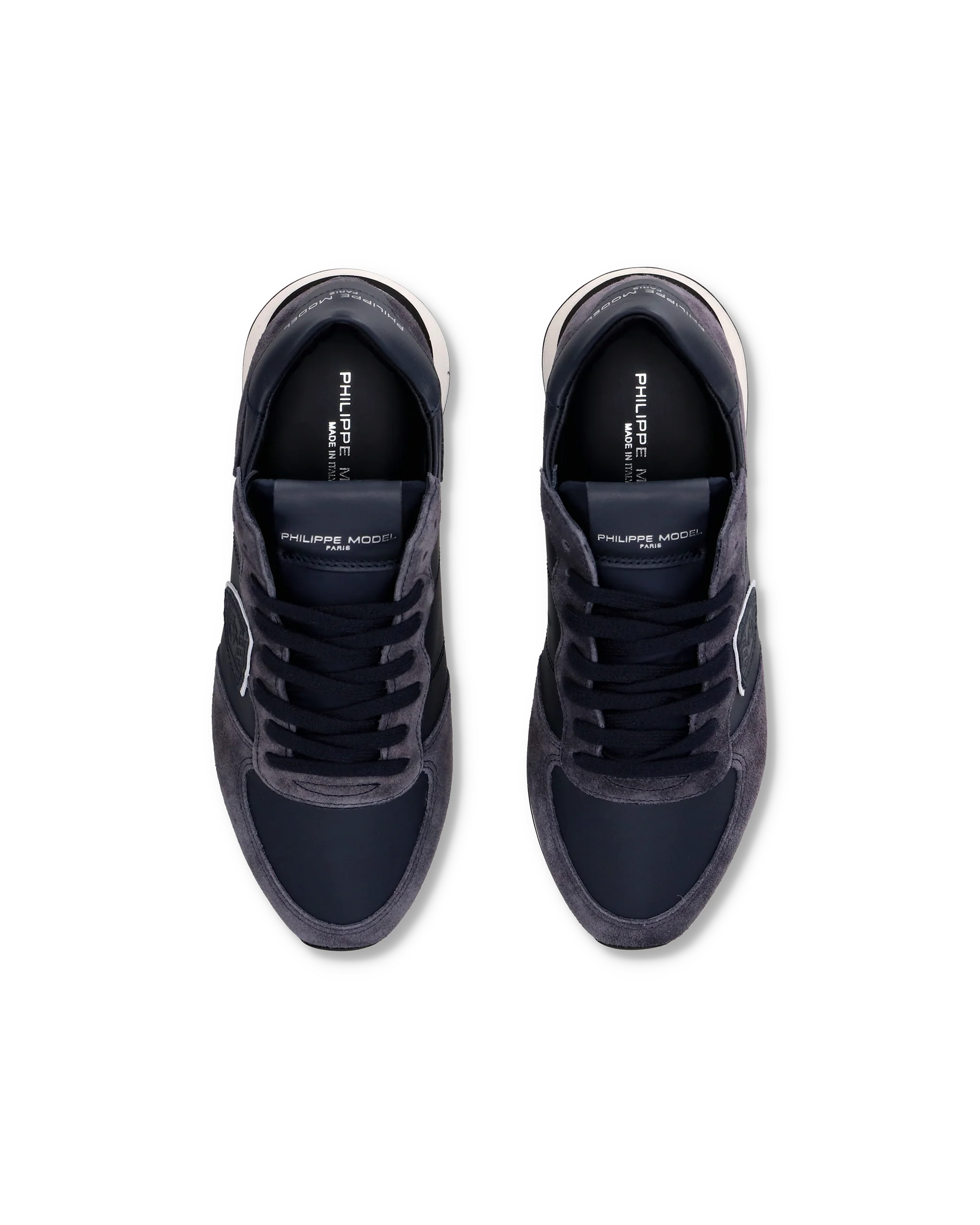 Women's Trpx Low-Top Sneakers in Leather, Blue - Image 4