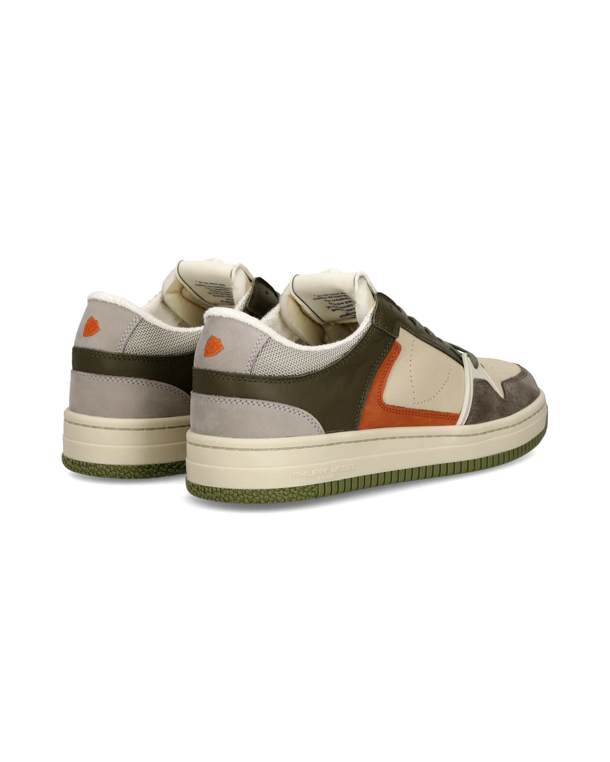 Sneakers La Grande Tennis Men, Military Green Beige - Image 3