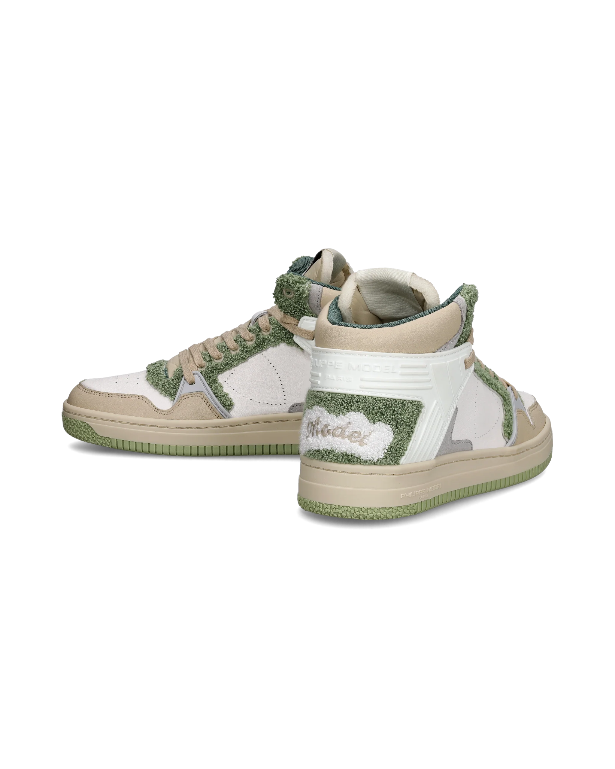 Sneakers La Grande Tennis Men, White Green - Image 6