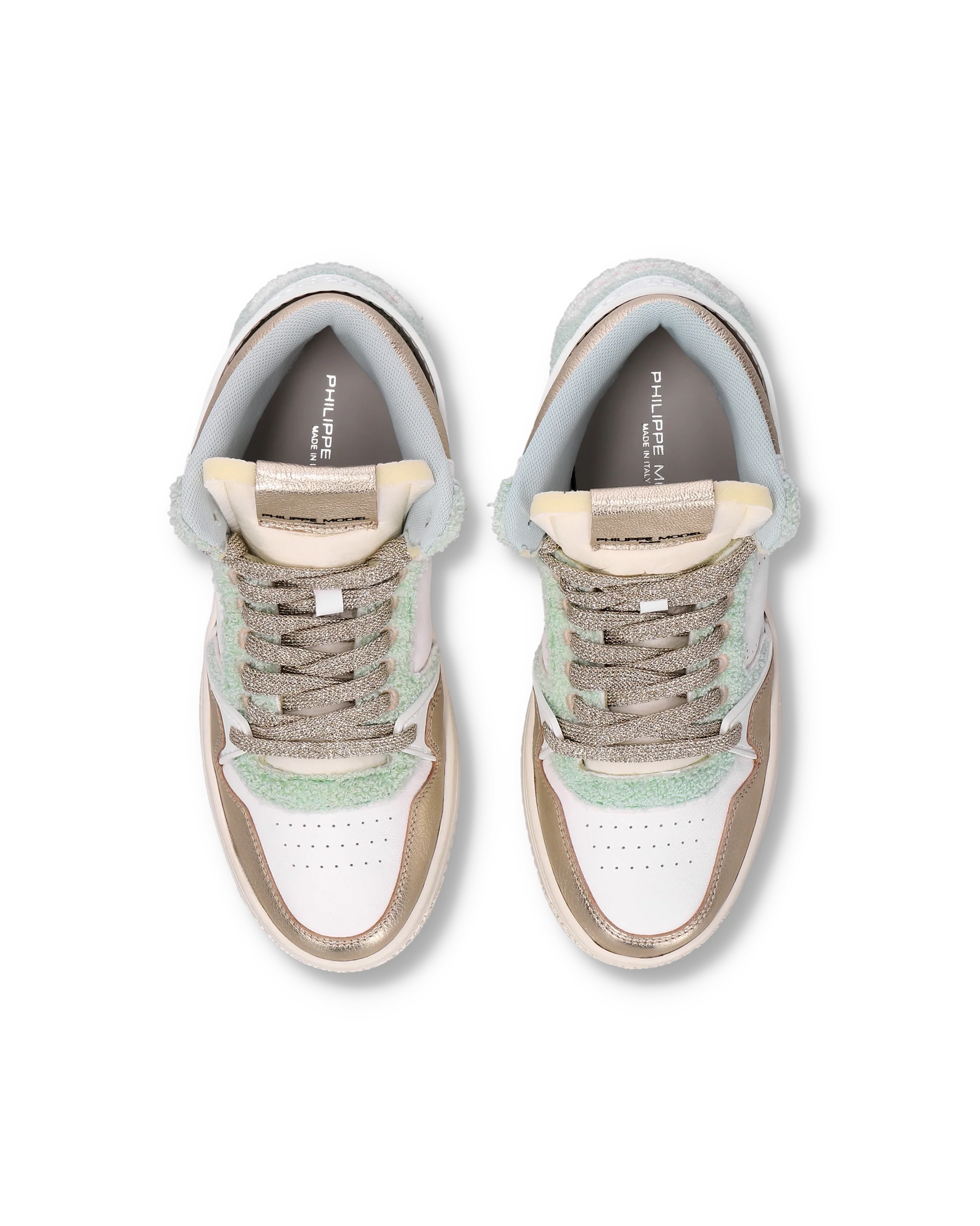 Sneakers La Grande Tennis Women, White Aquamarine - Image 4