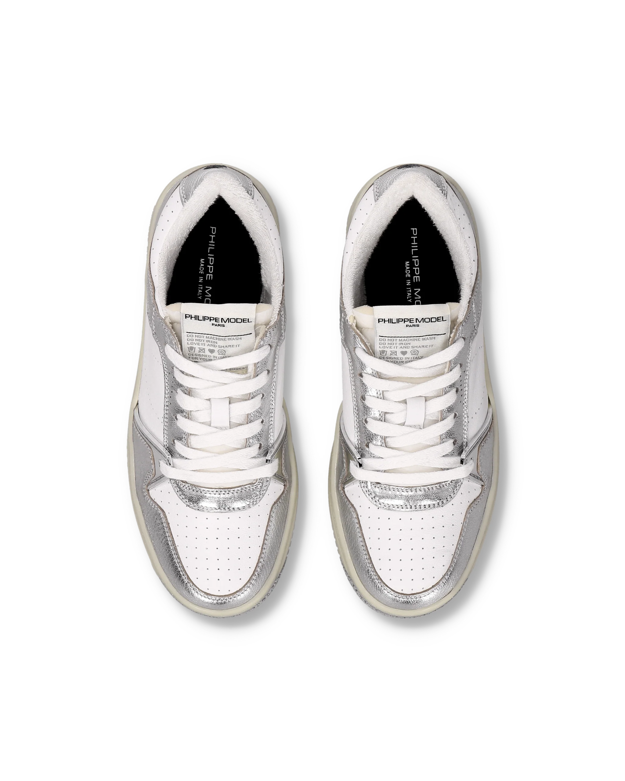 Sneakers La Grande Tennis Women, White Silver - Image 4