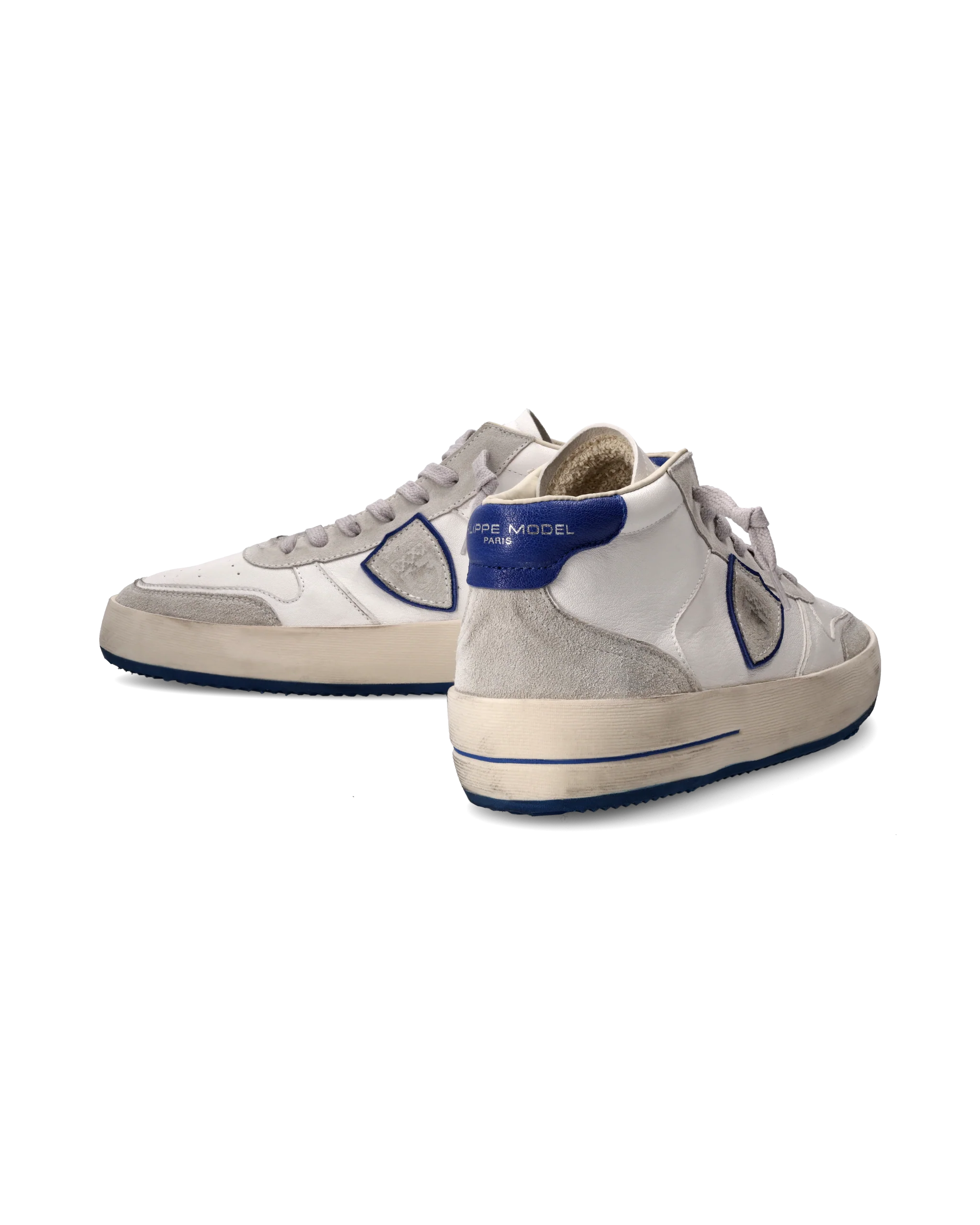 Sneakers Nice Tennis Men, White Blue - Image 6