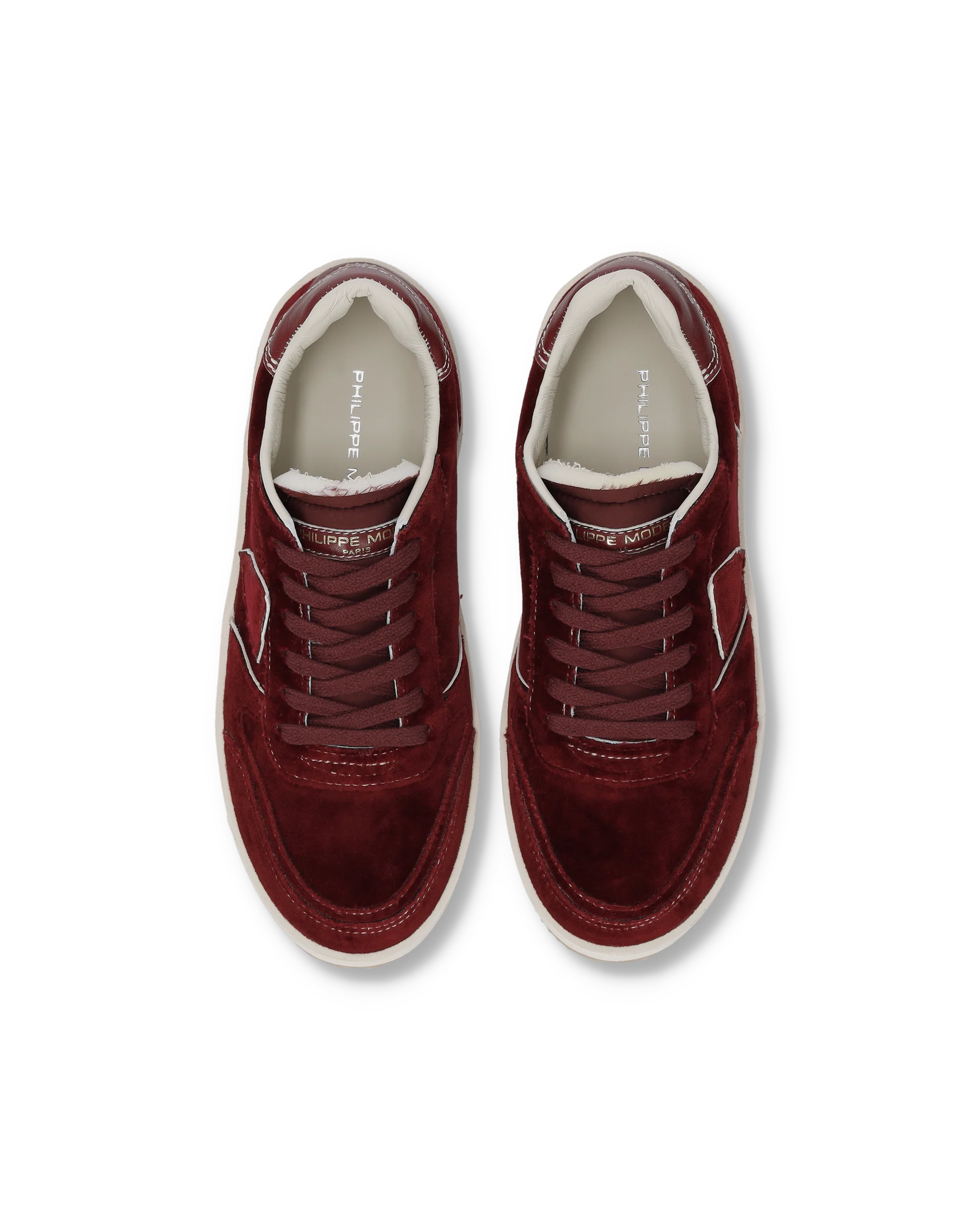 Sneakers Nice Tennis Women, Burgundy - Image 4