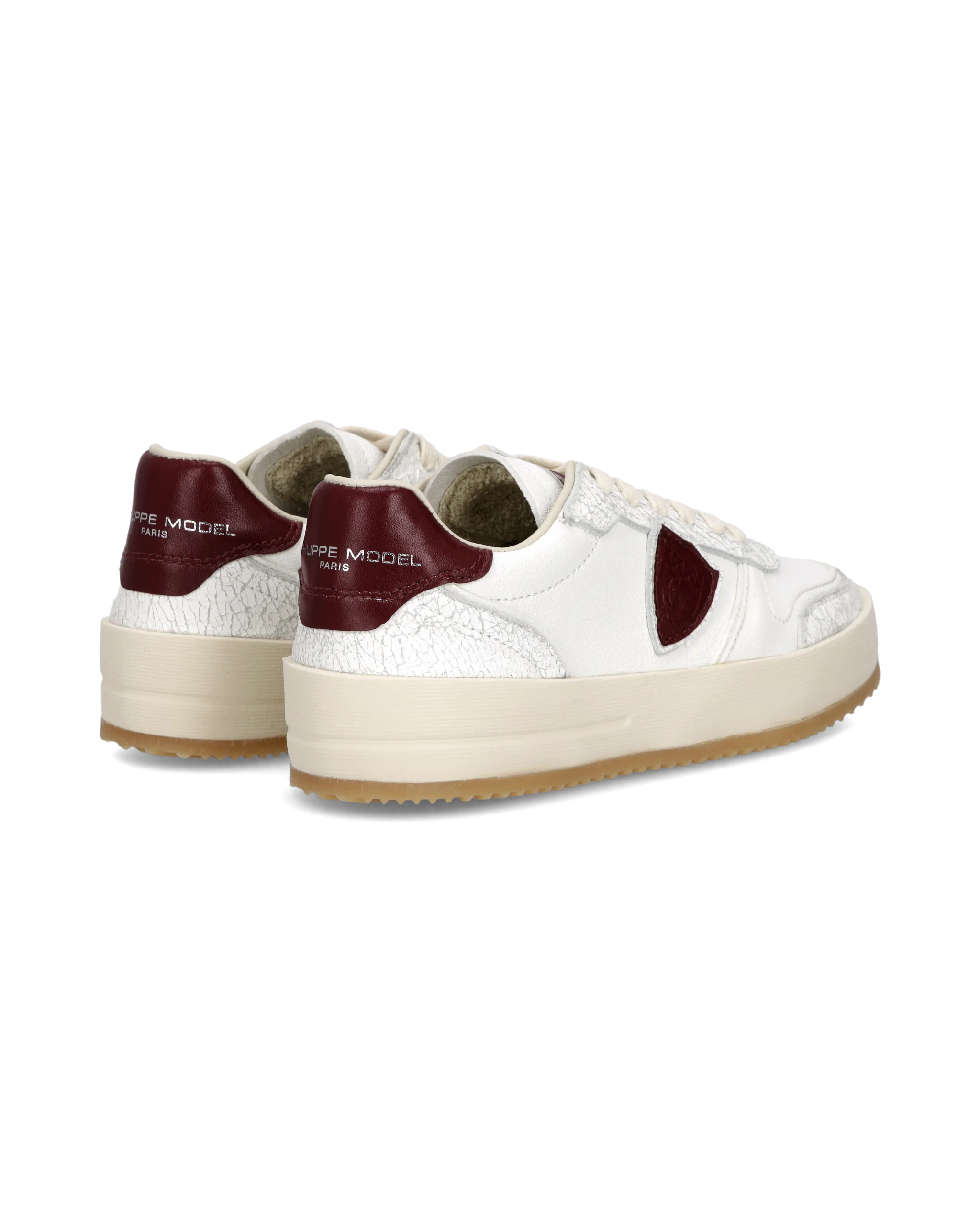 Sneakers Nice Tennis Women, White Wine - Image 3
