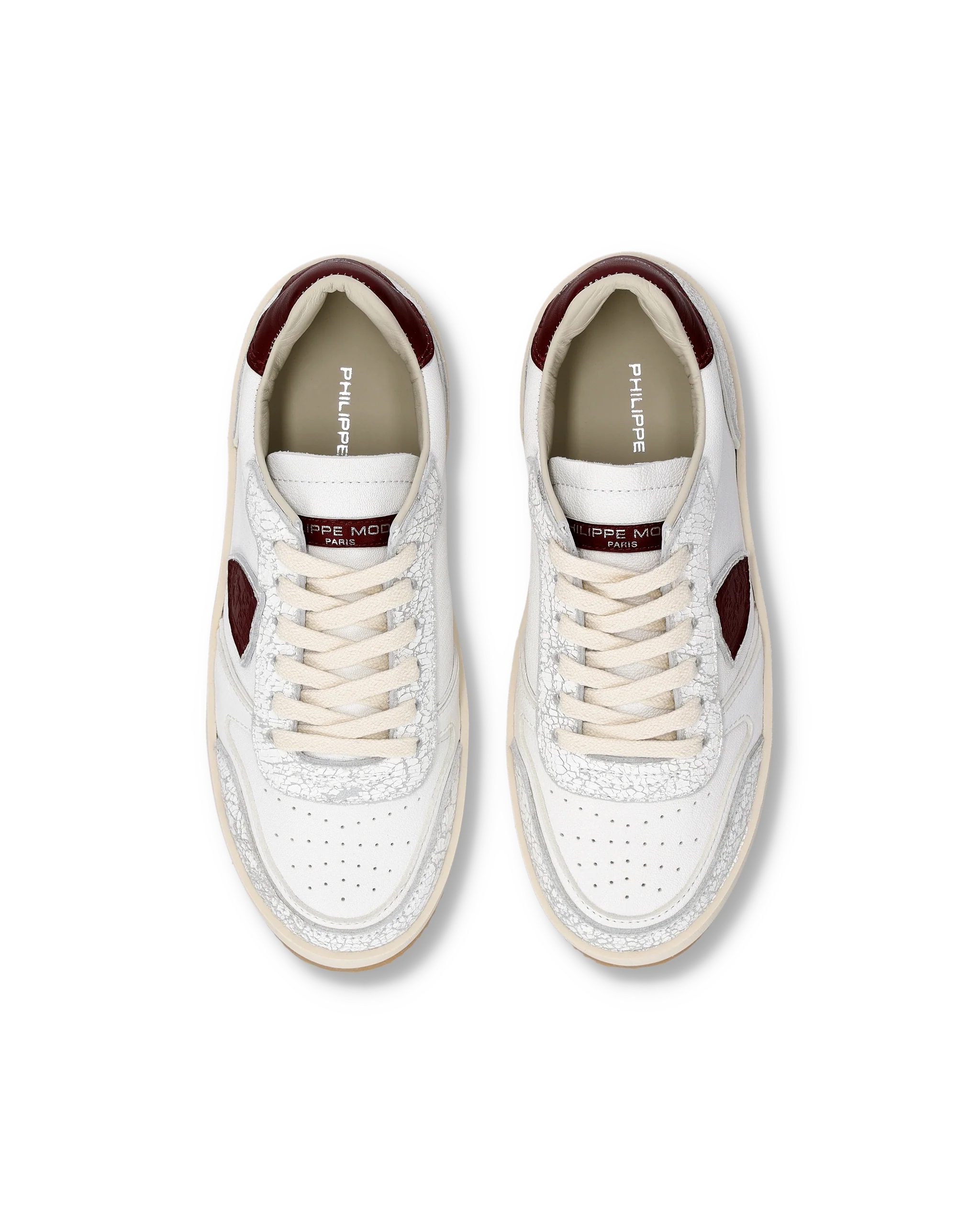 Sneakers Nice Tennis Women, White Wine - Image 4