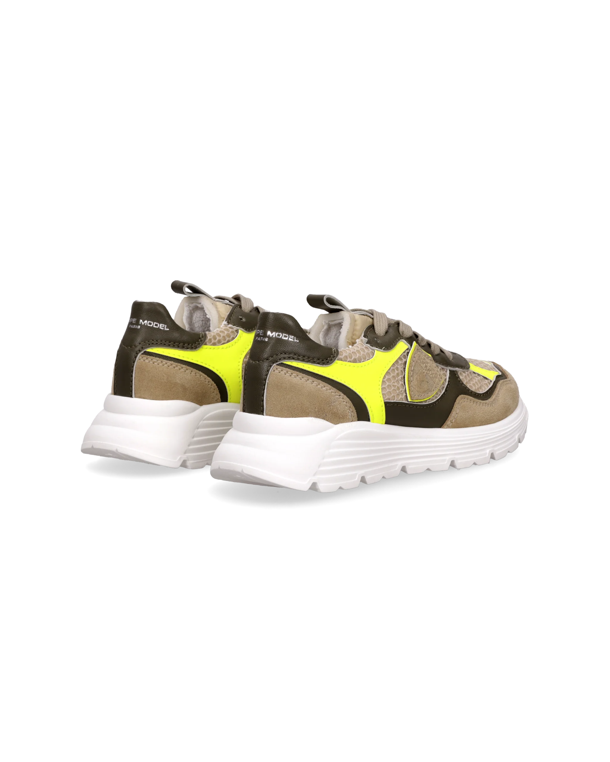 Sneakers Olympique Kids, Beige Yellow - Image 3