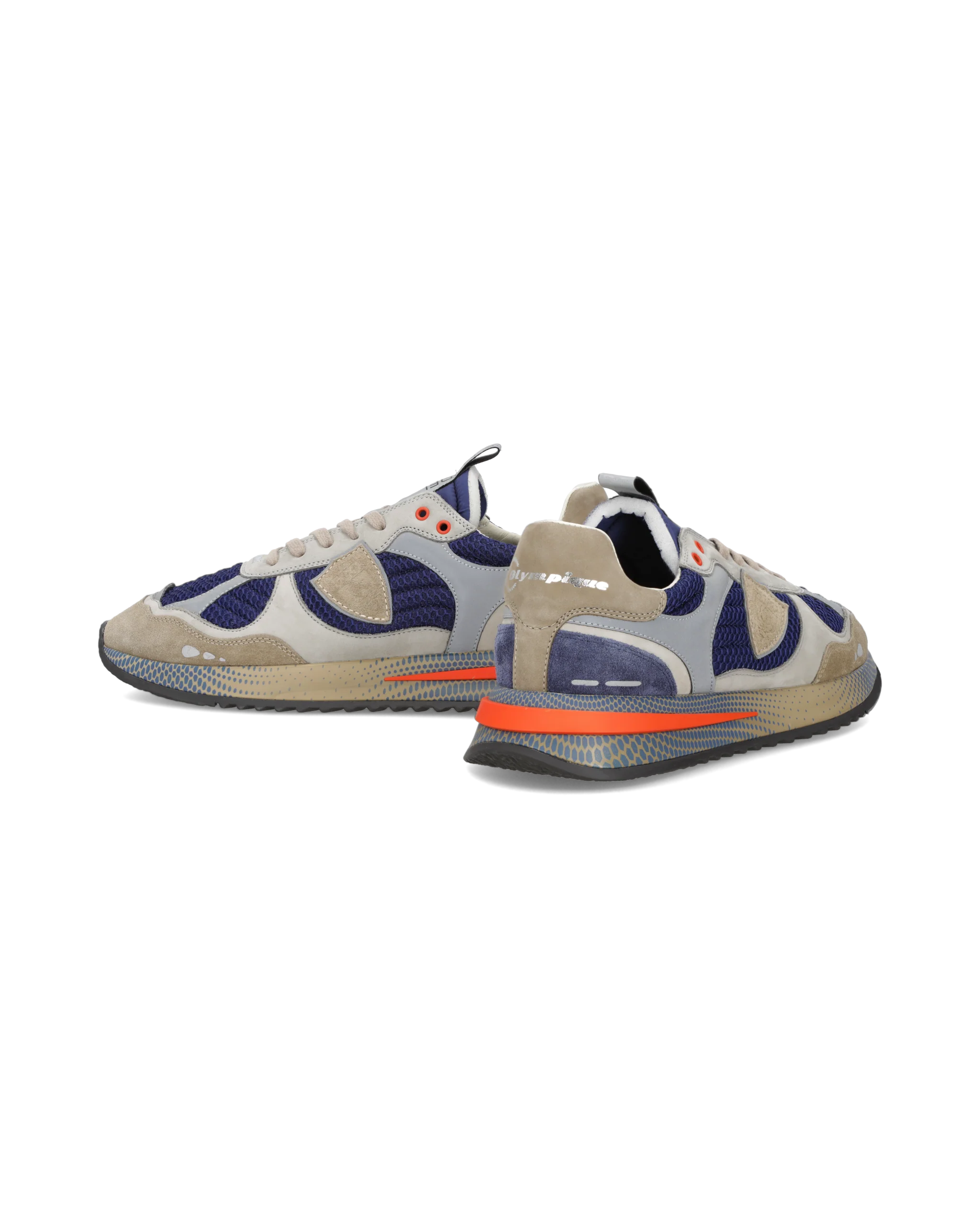 Sneakers Olympique Running Men, Grey Blue - Image 6