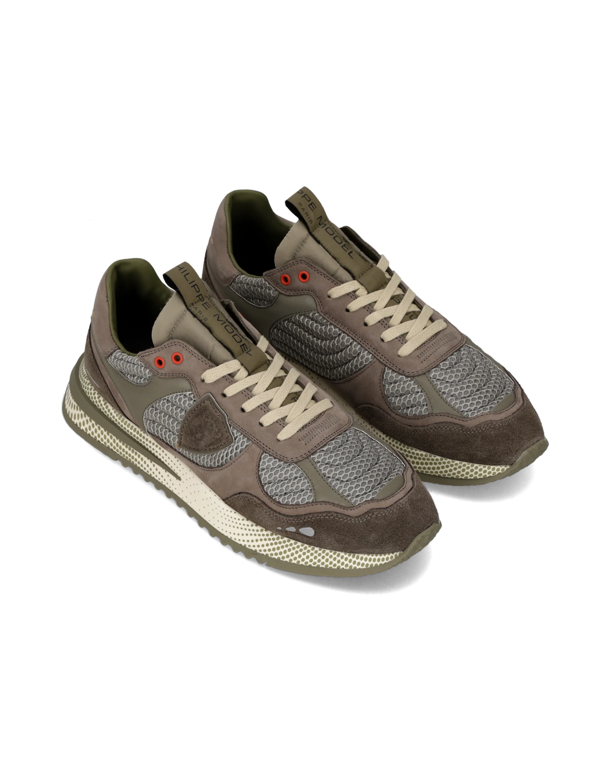 Sneakers Olympique Running Men, Mud Military Green - Image 2