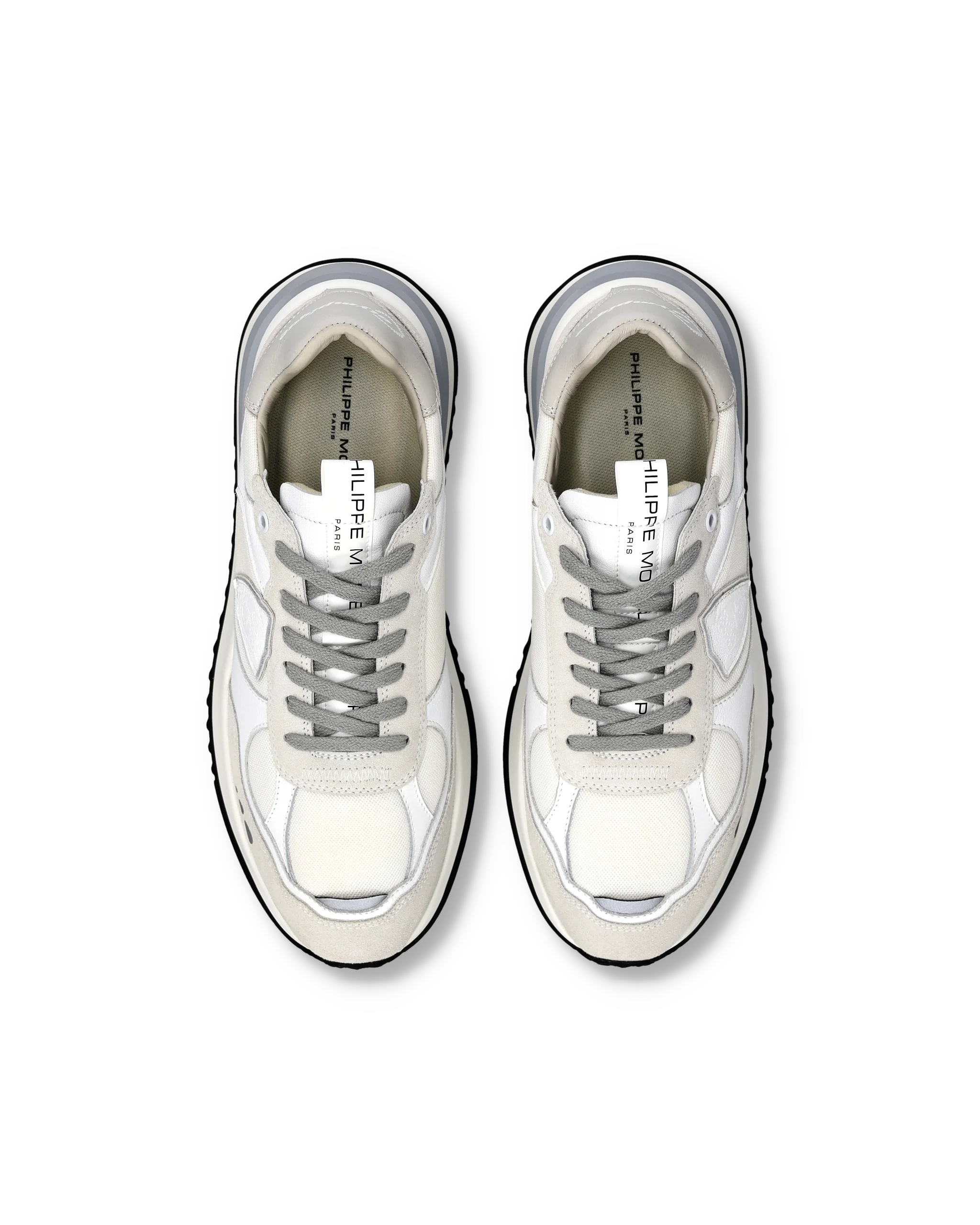 Sneaker Olympique Men, White Grey - Image 4