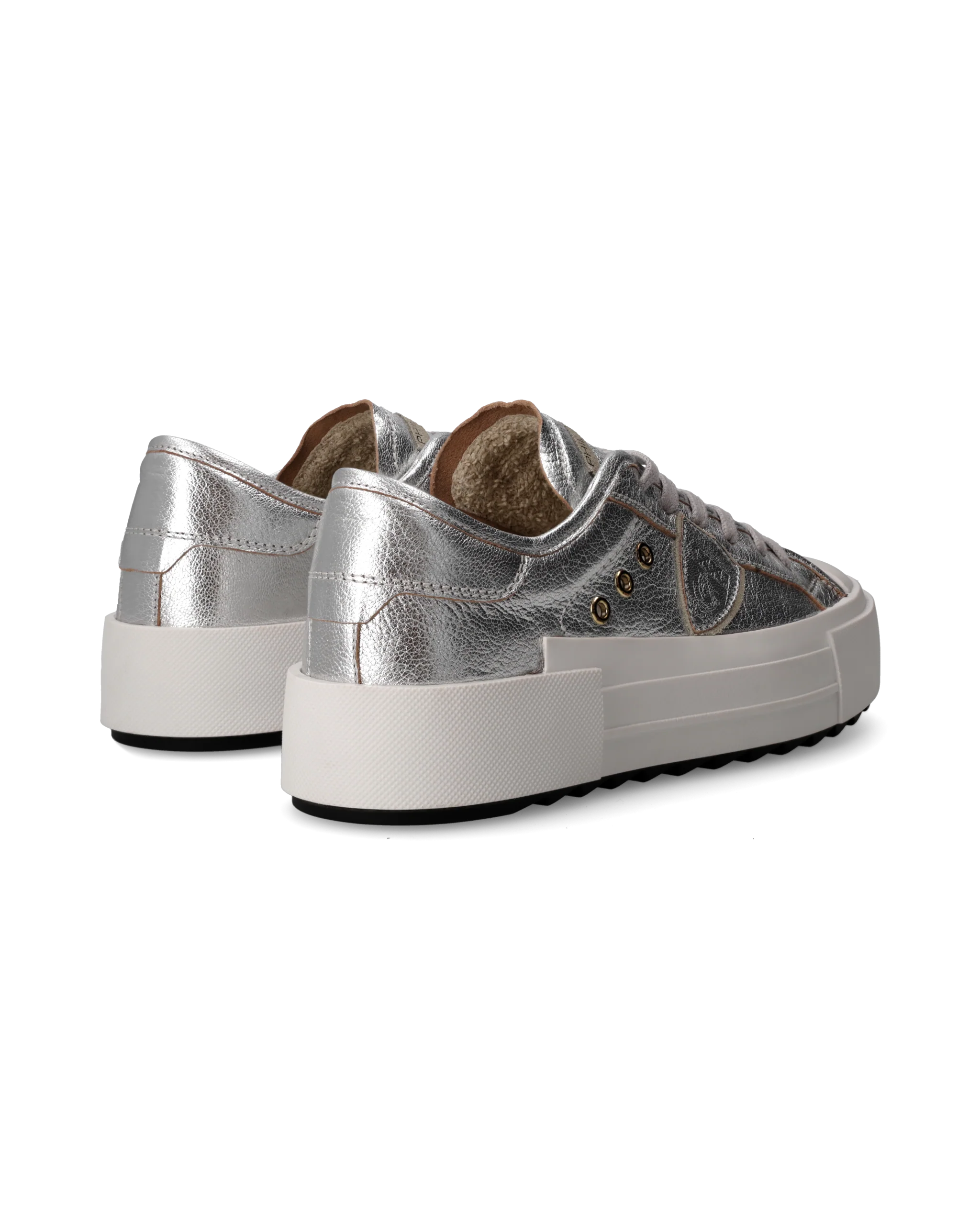 Sneakers Paris Haute Tennis Women, Silver - Image 3