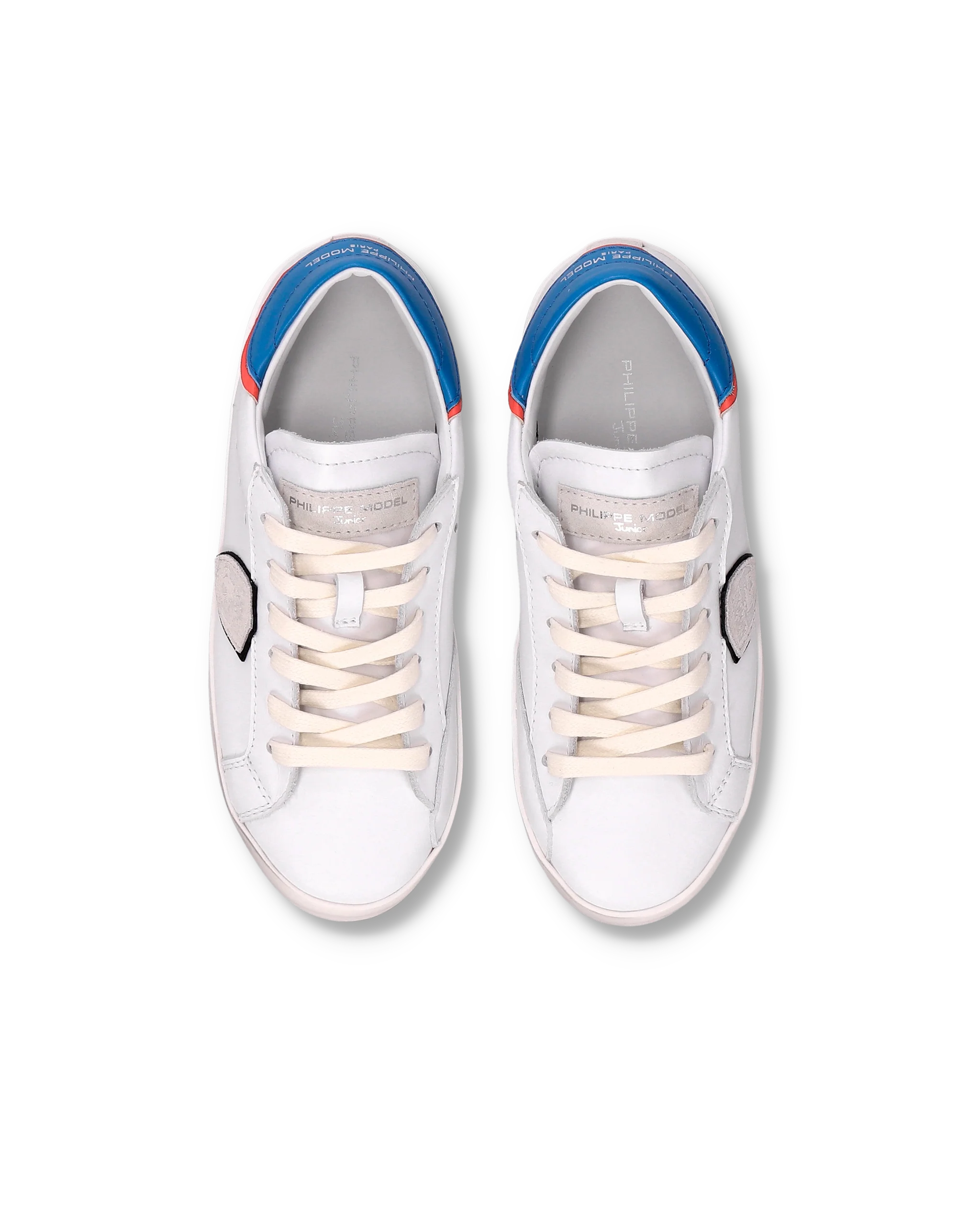 Sneakers Prsx Kids, White Bluette - Image 4