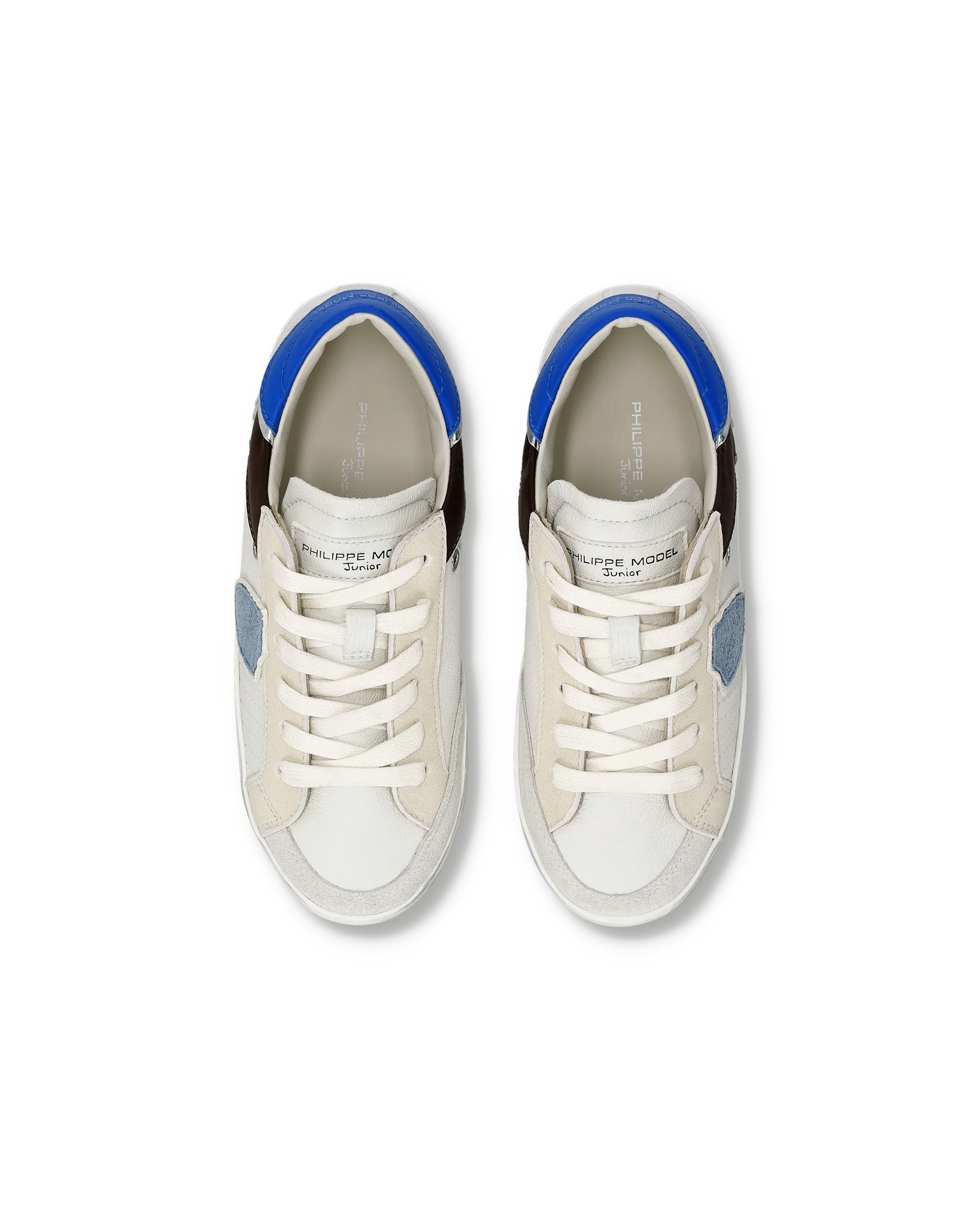 Sneaker Prsx Kids, White Blue Grey - Image 4