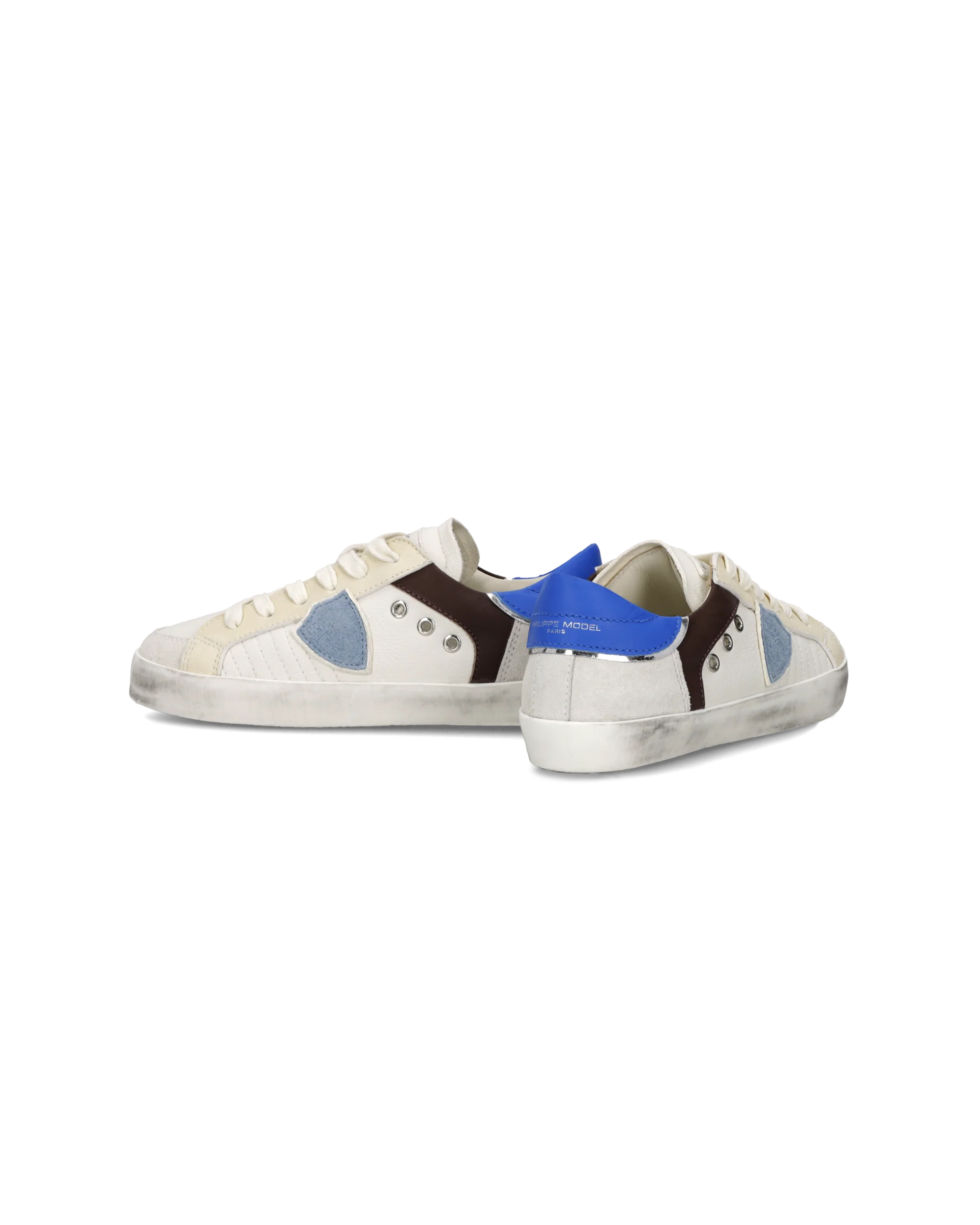 Sneaker Prsx Kids, White Blue Grey - Image 6