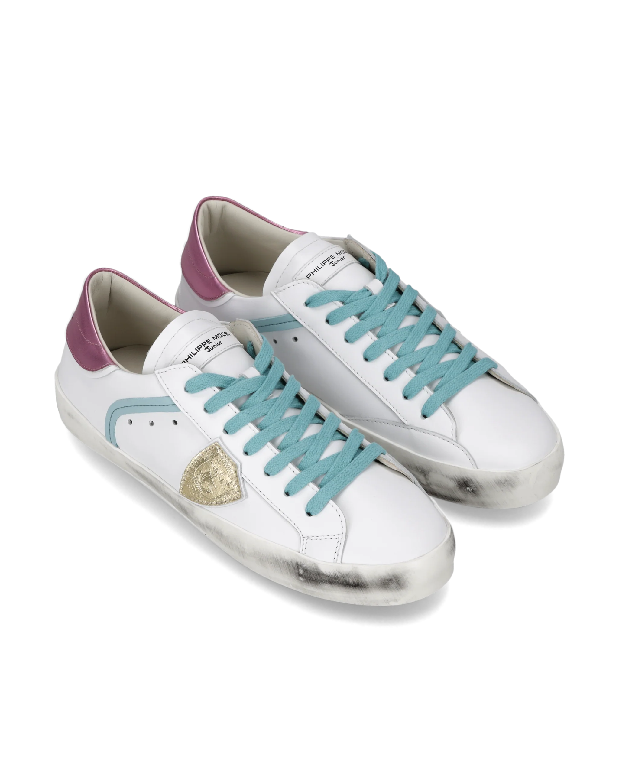 Sneaker Prsx Junior, White Pink Light Blue - Image 2