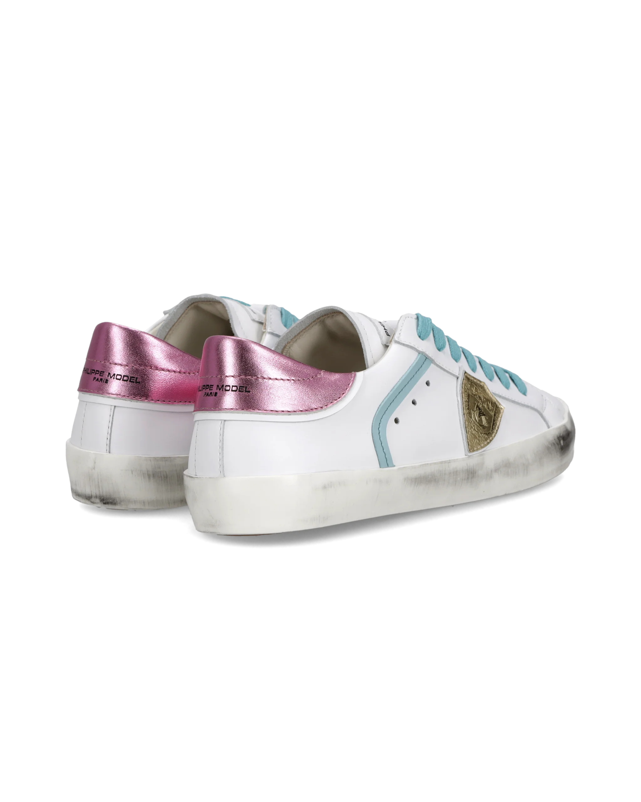 Sneaker Prsx Junior, White Pink Light Blue - Image 3