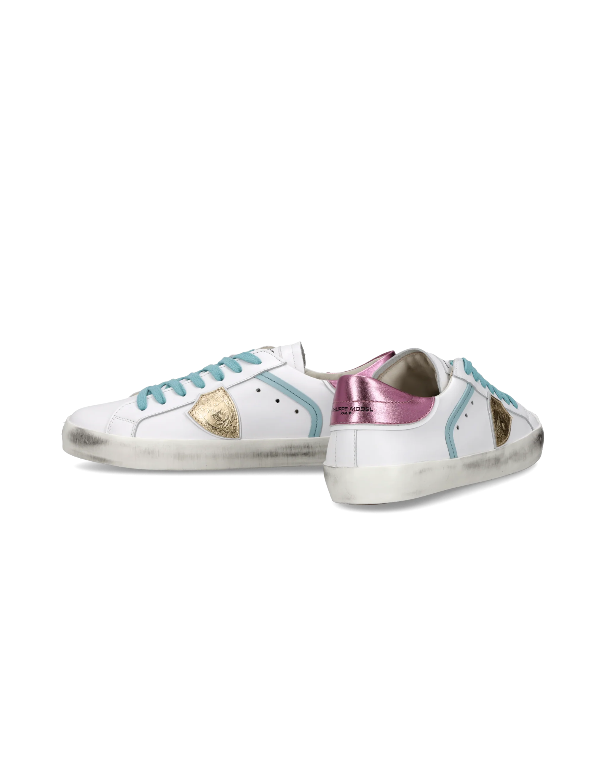 Sneaker Prsx Junior, White Pink Light Blue - Image 6