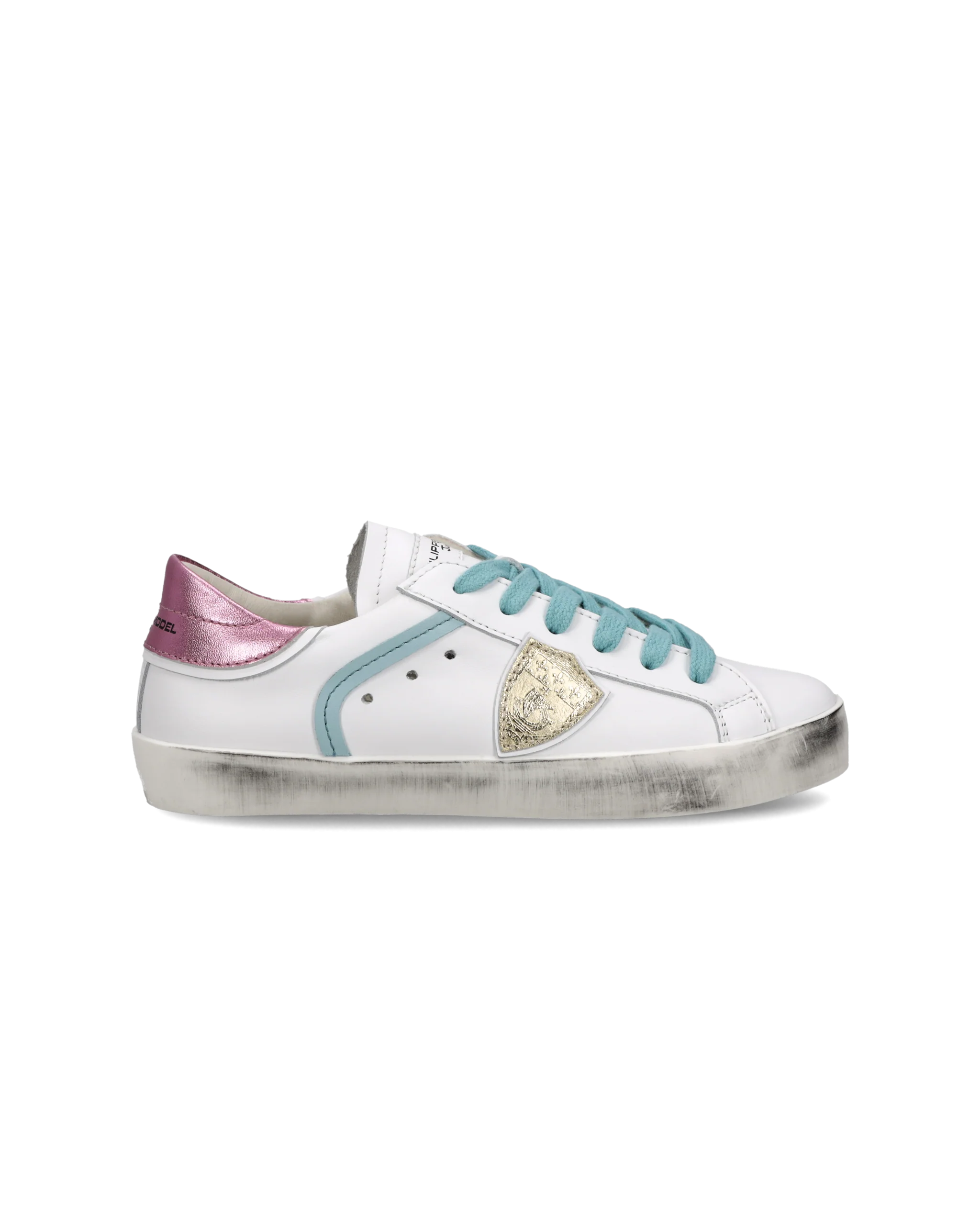 Sneaker Prsx Kids, White Pink Light Blue