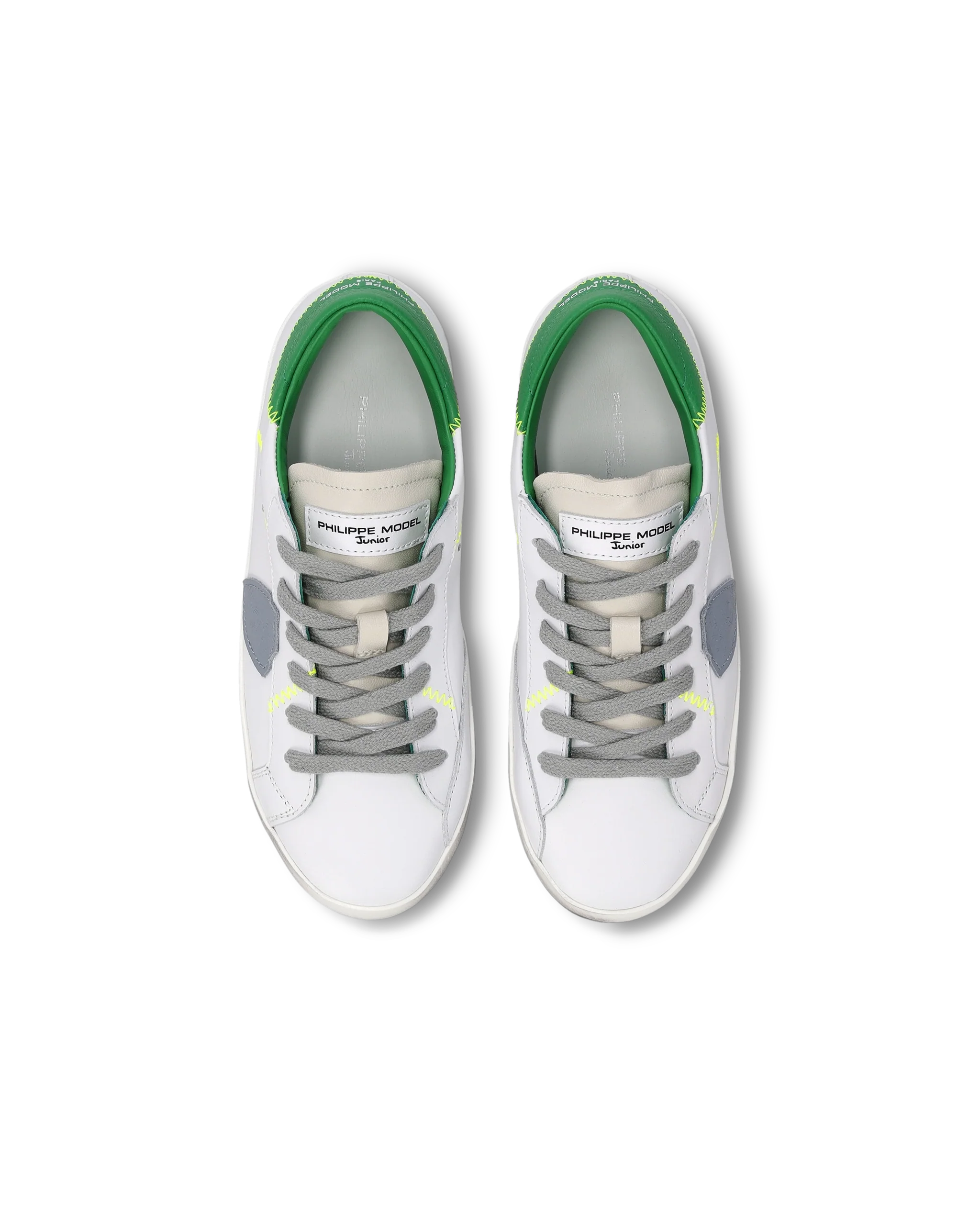 Sneaker Prsx Kids, White Green - Image 4