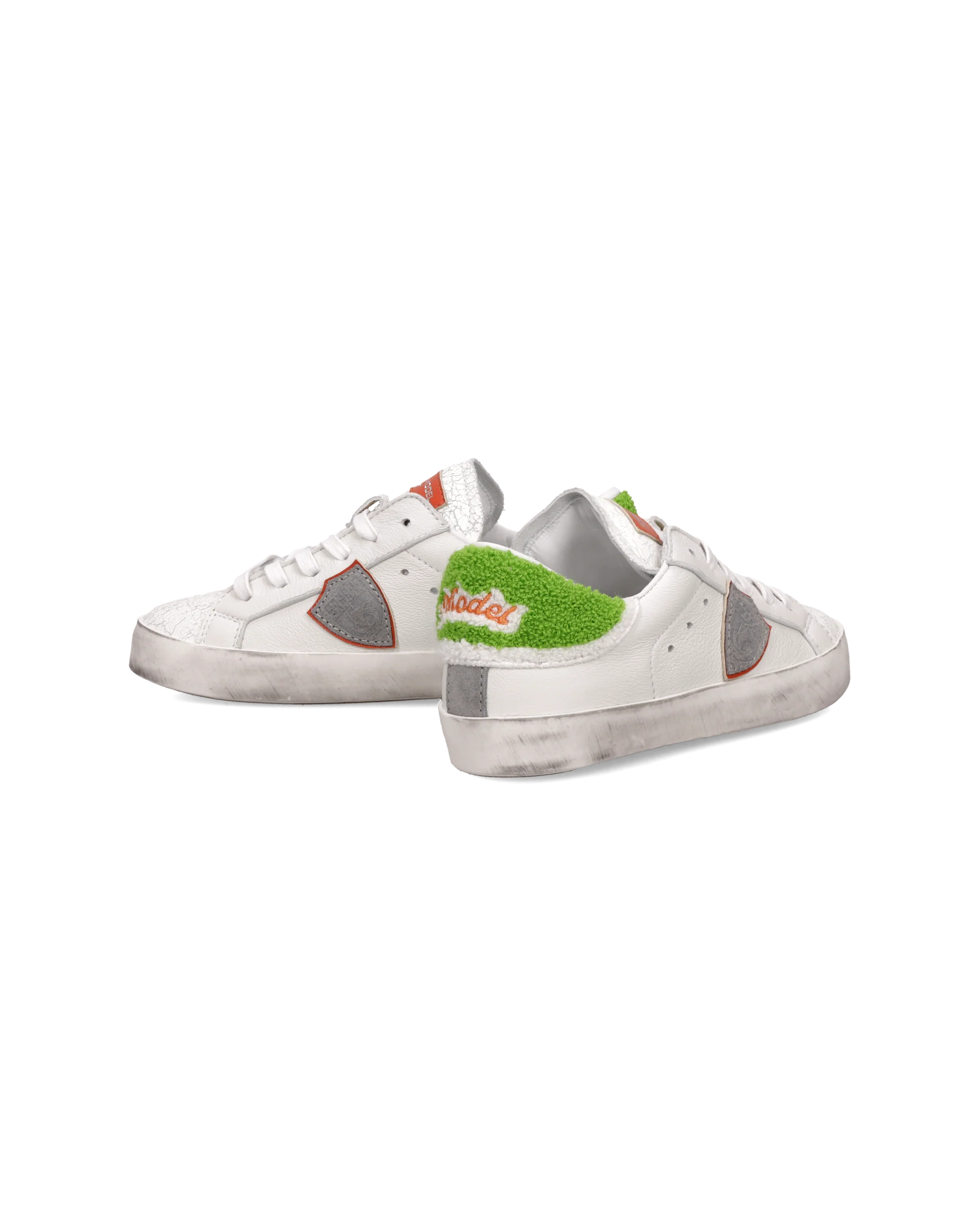 Sneakers Prsx Kids, White Green - Image 6