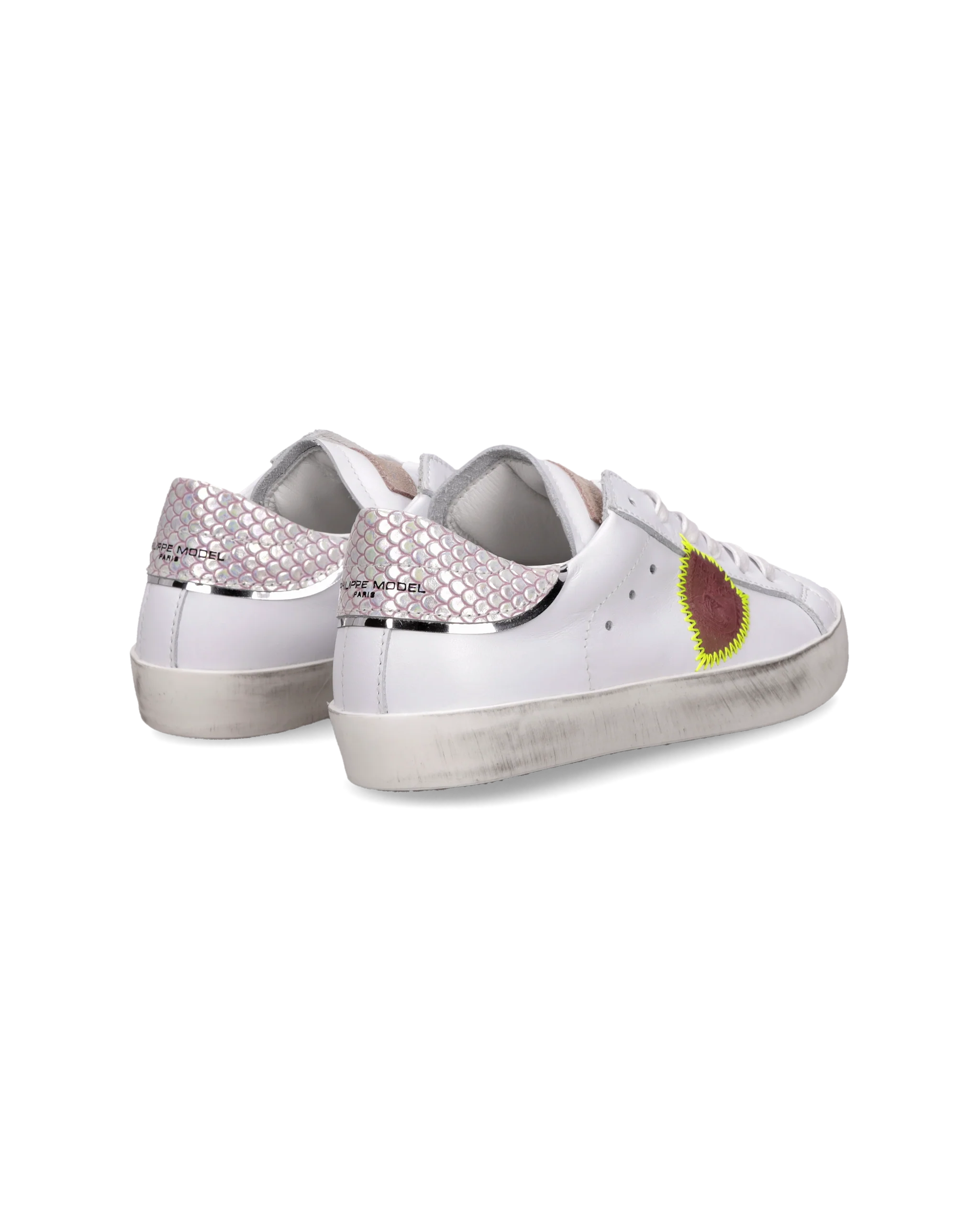 Sneakers Prsx Kids, White Pink - Image 3