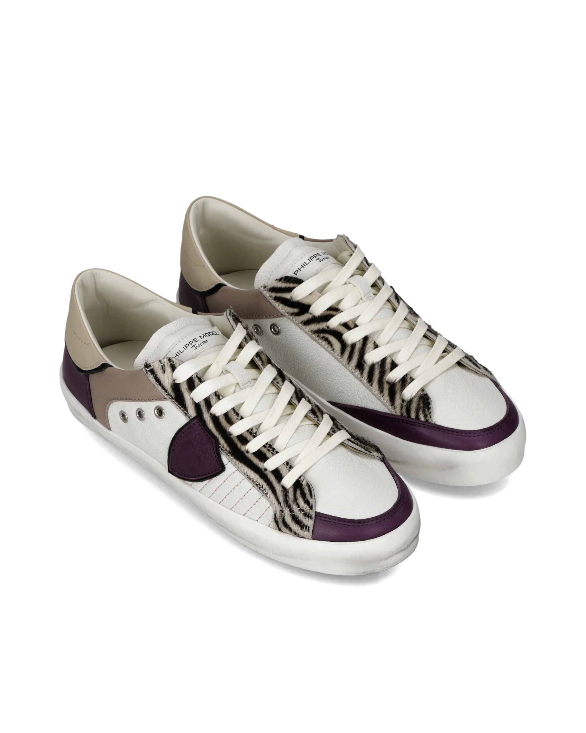 Sneaker Prsx Junior, White Purple - Image 2