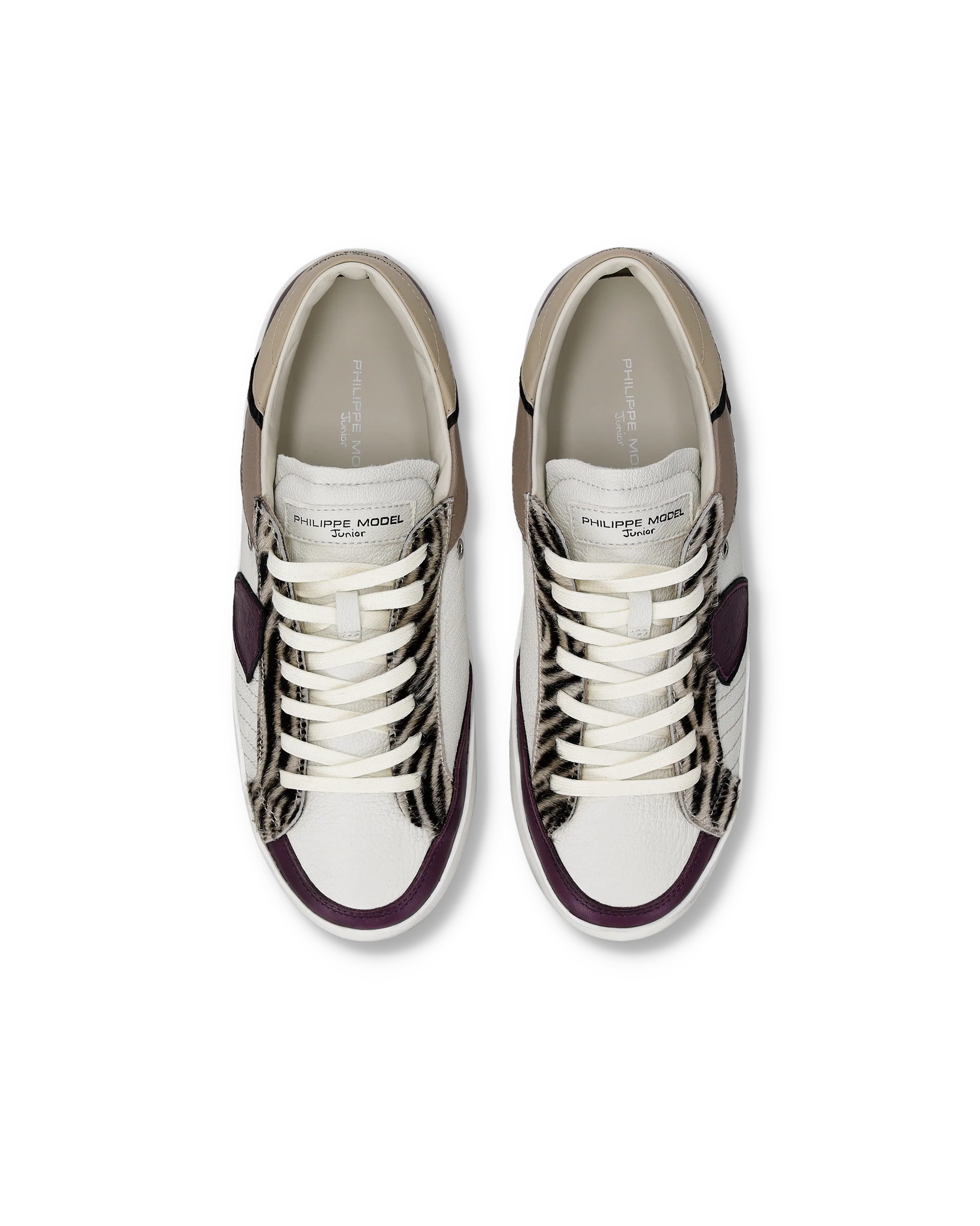Sneaker Prsx Junior, White Purple - Image 4