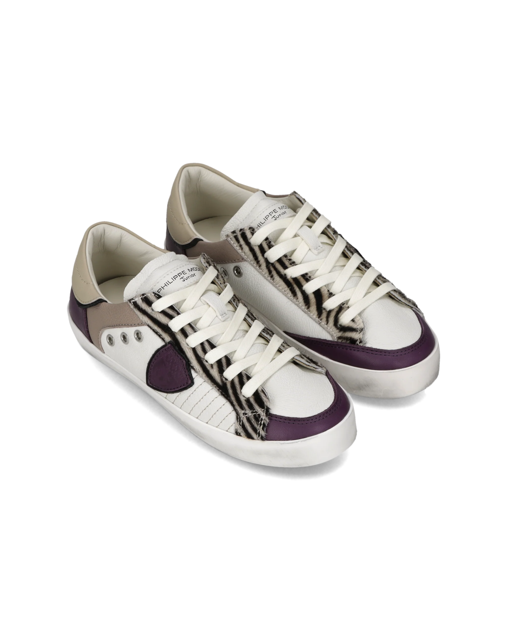 Sneaker Prsx Kids, White Purple - Image 2