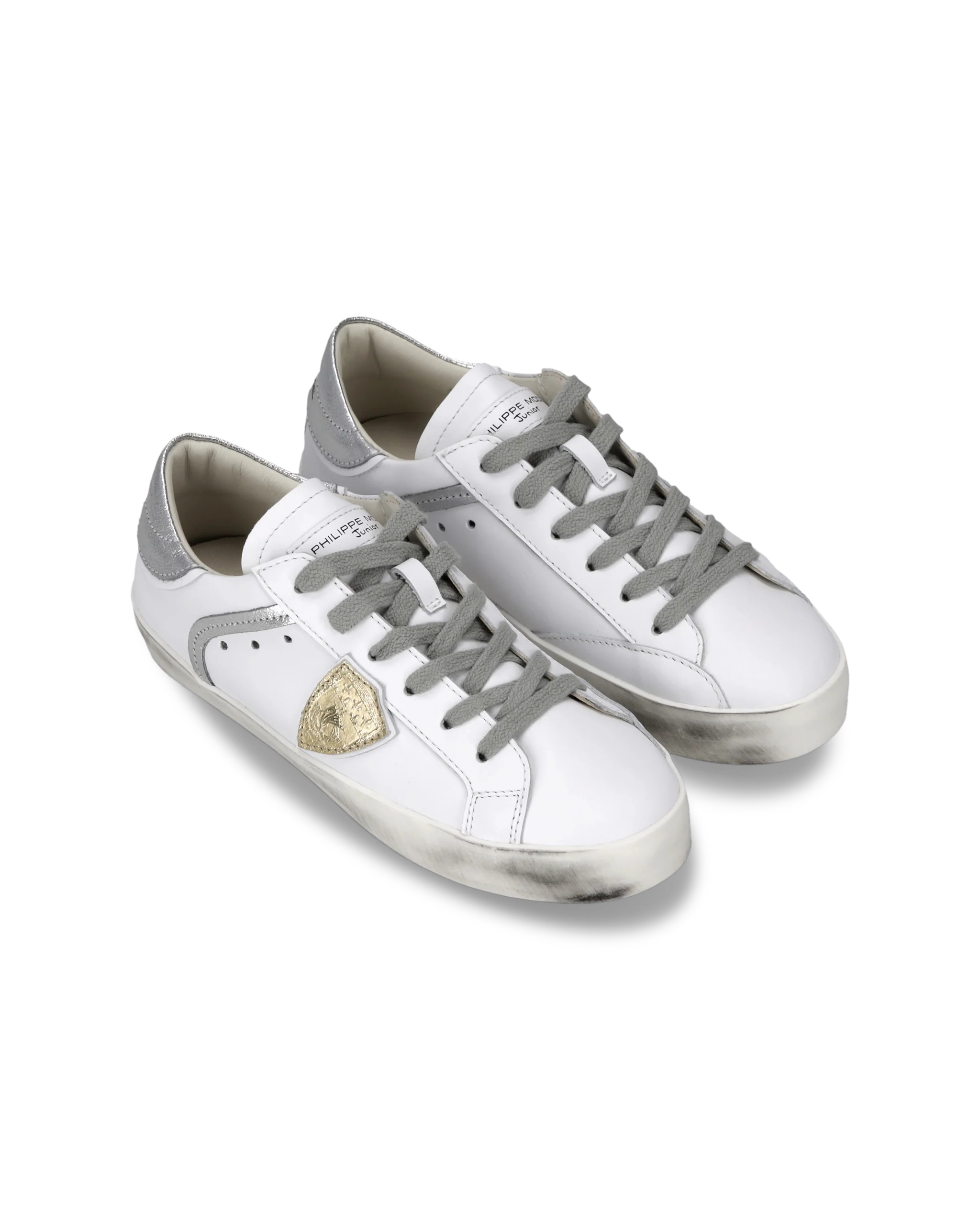 Sneaker Prsx Kids, White Silver - Image 2