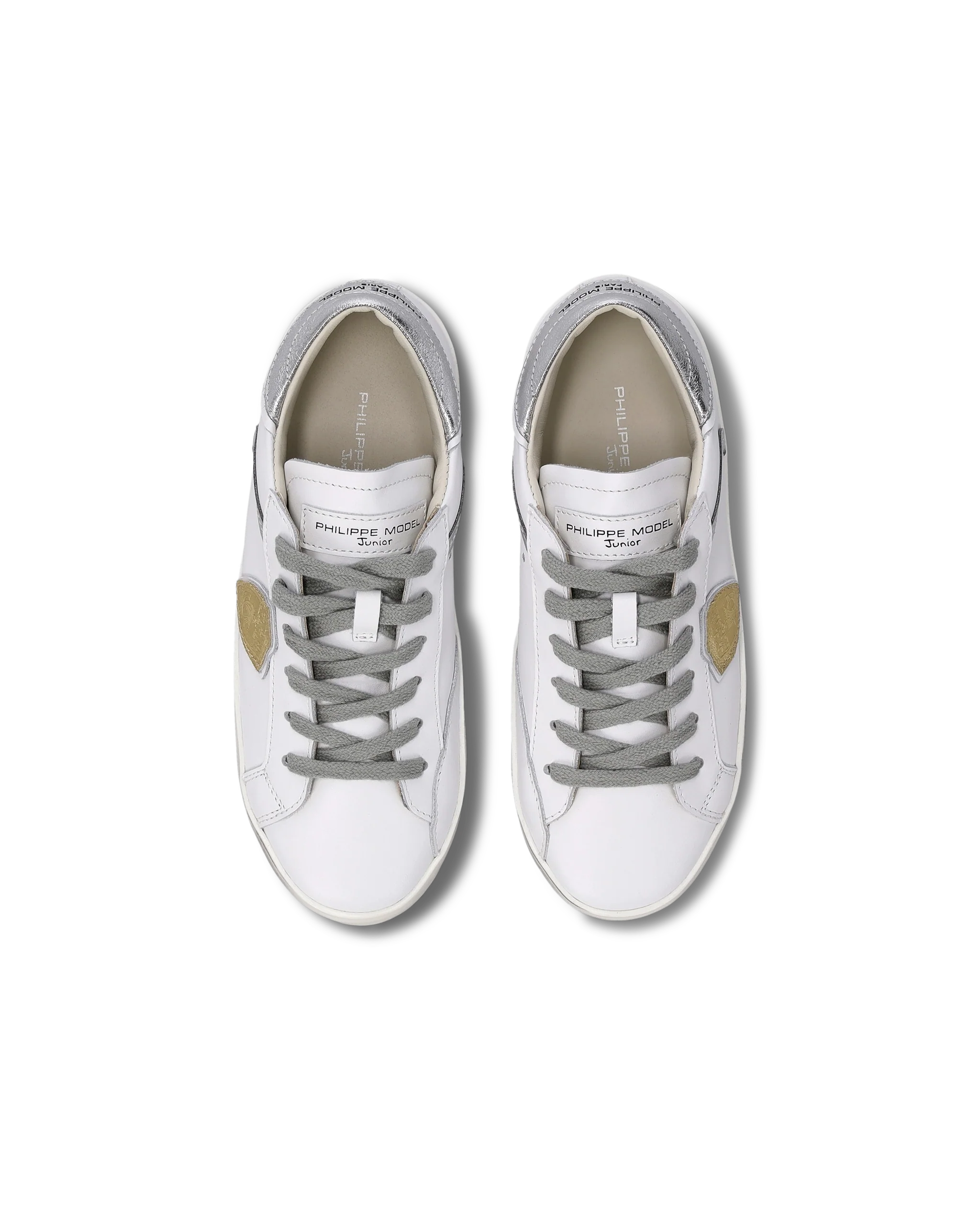 Sneaker Prsx Kids, White Silver - Image 4