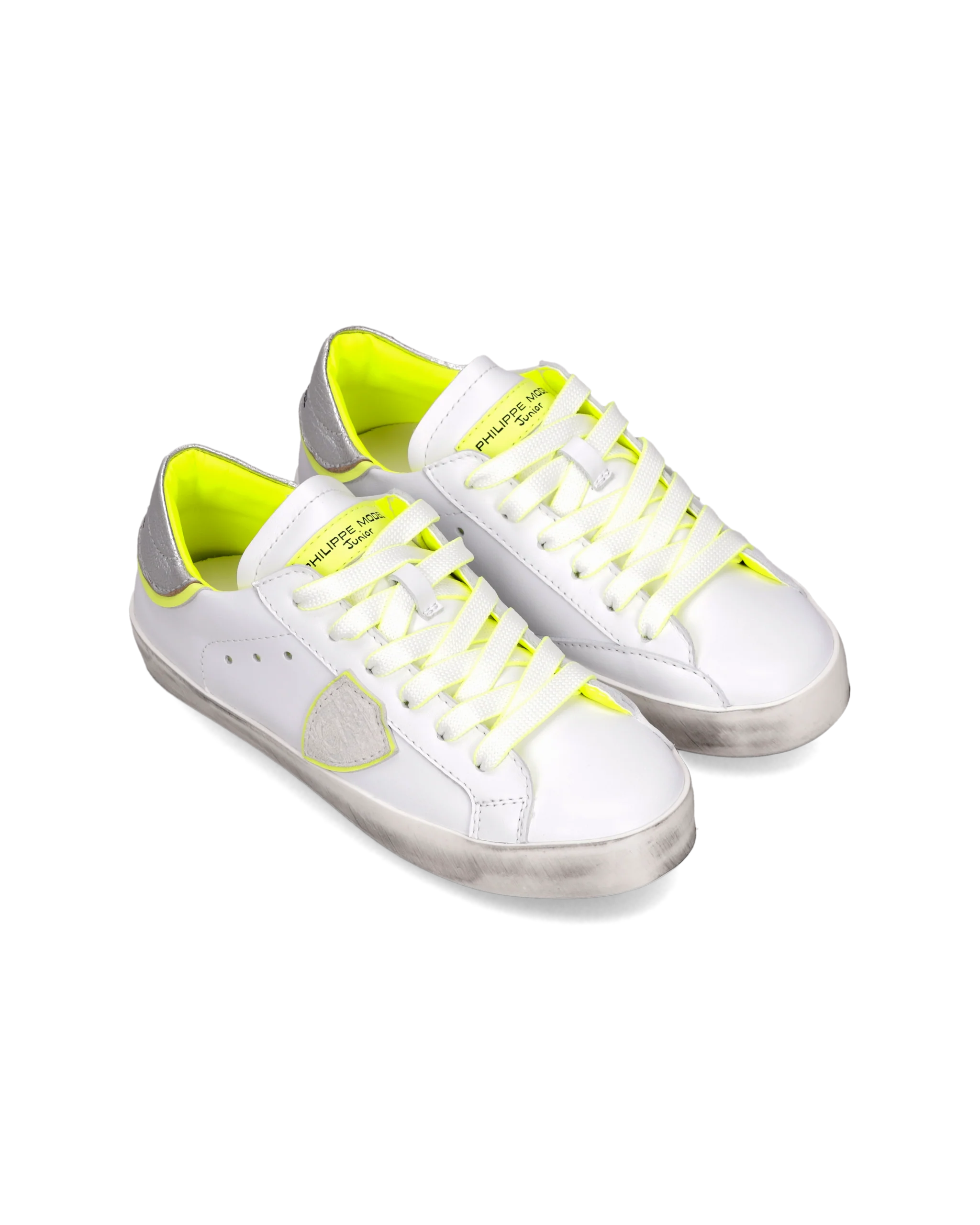Sneakers Prsx Kids, White Silver - Image 2