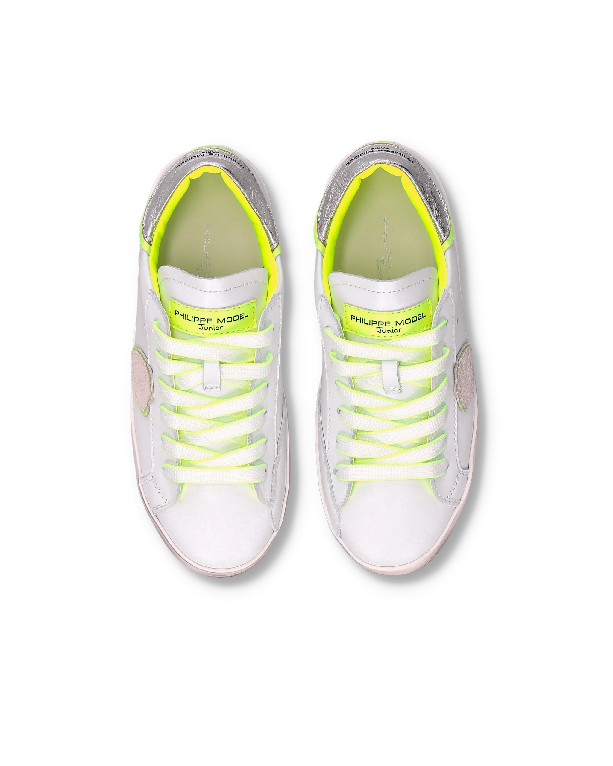 Sneakers Prsx Kids, White Silver - Image 4