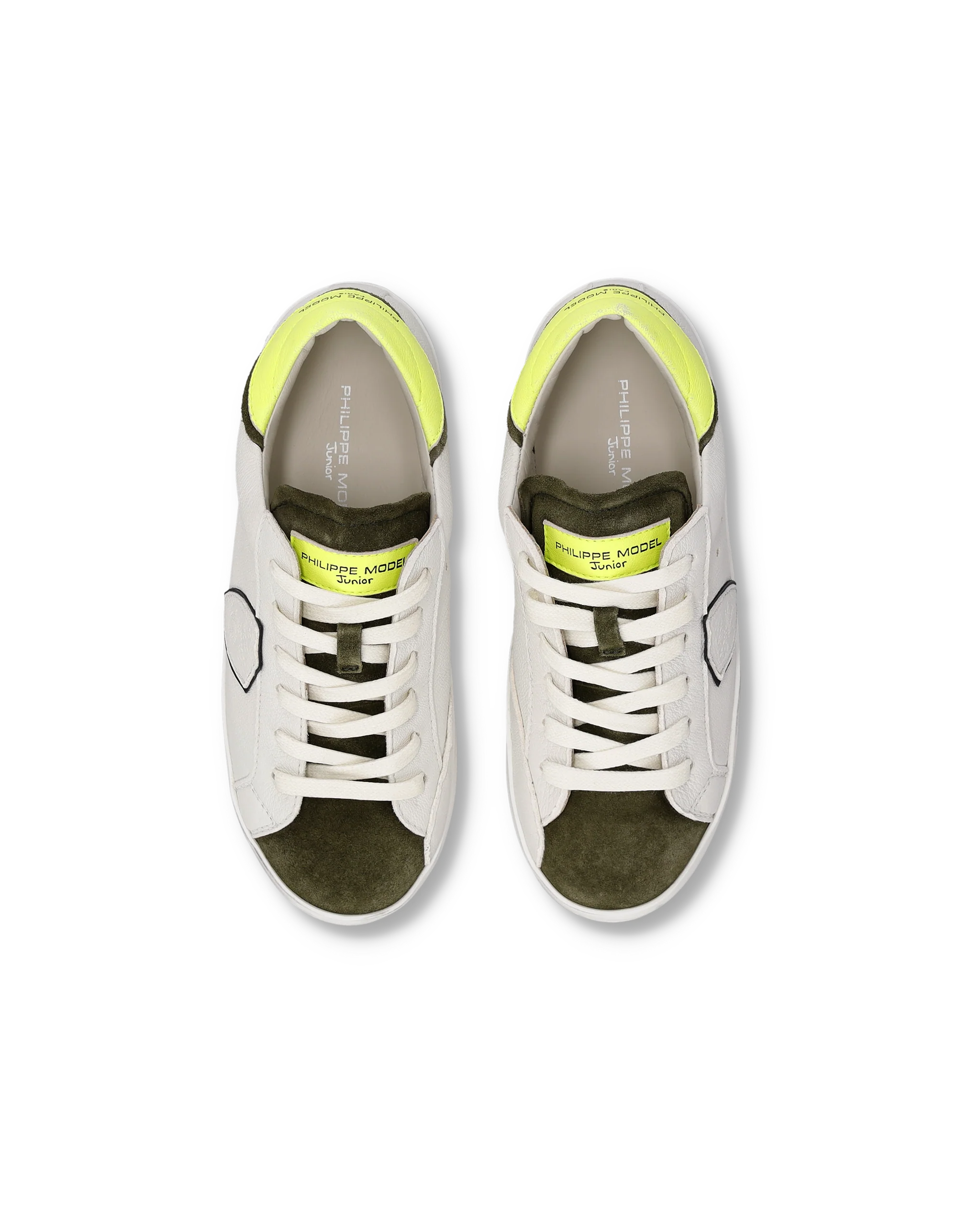 Sneaker Prsx Kids, White Yellow - Image 4