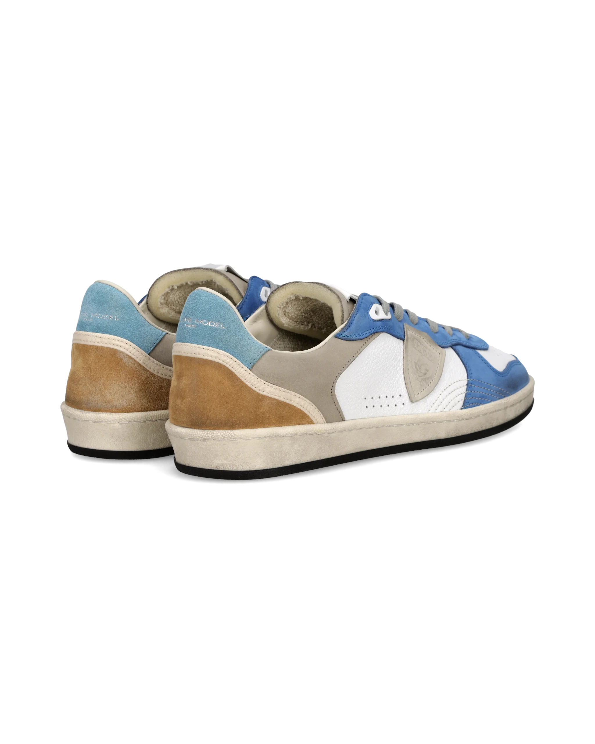 Sneakers Pgal Men, White Blue - Image 3