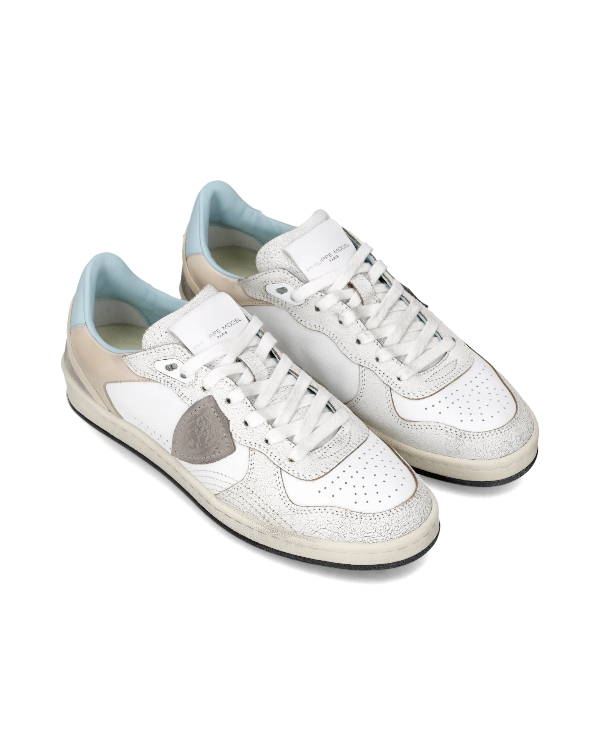 Sneakers Pgal Men, White Sky Blue - Image 2