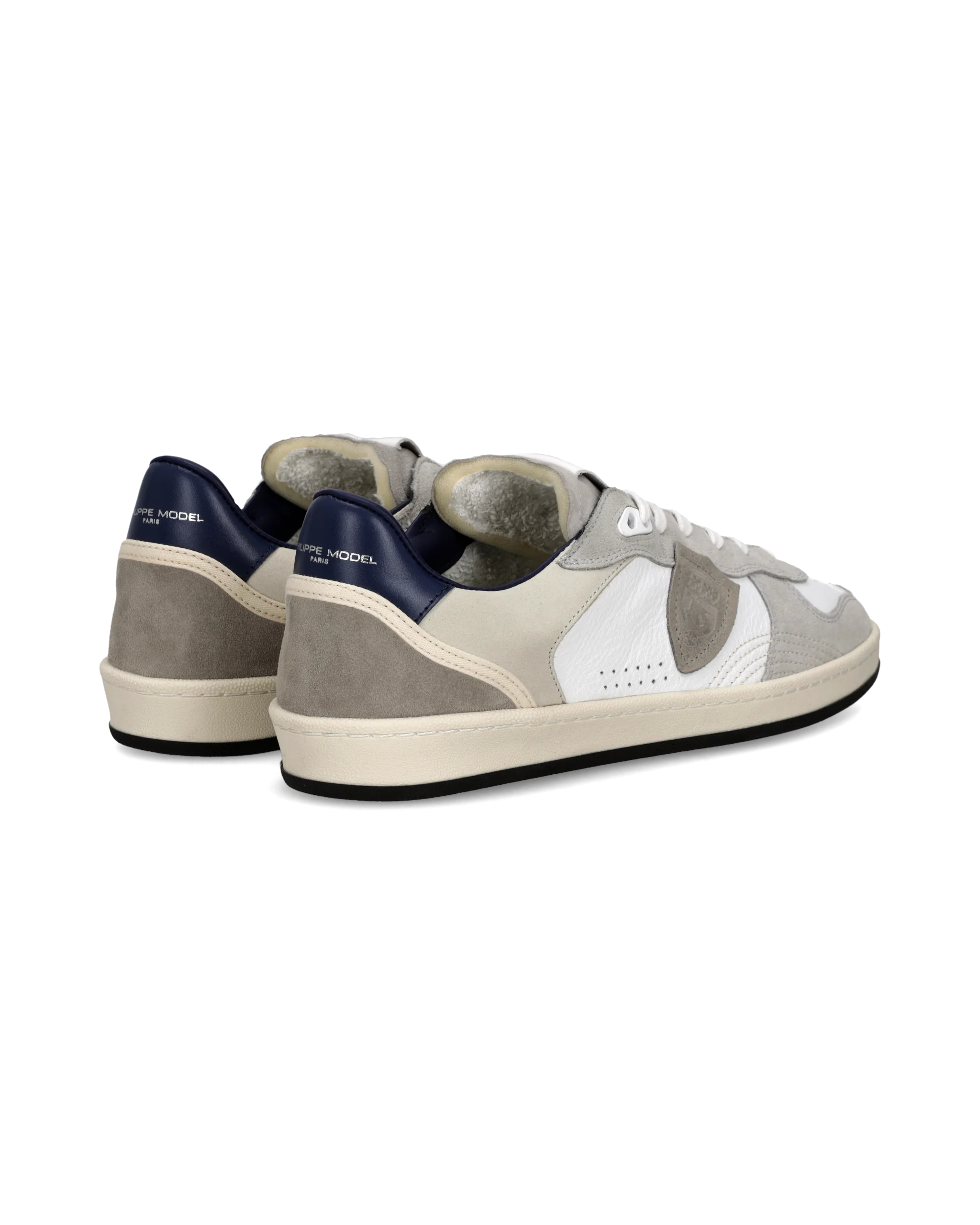 Sneakers Pgal Men, White Grey Blue - Image 3