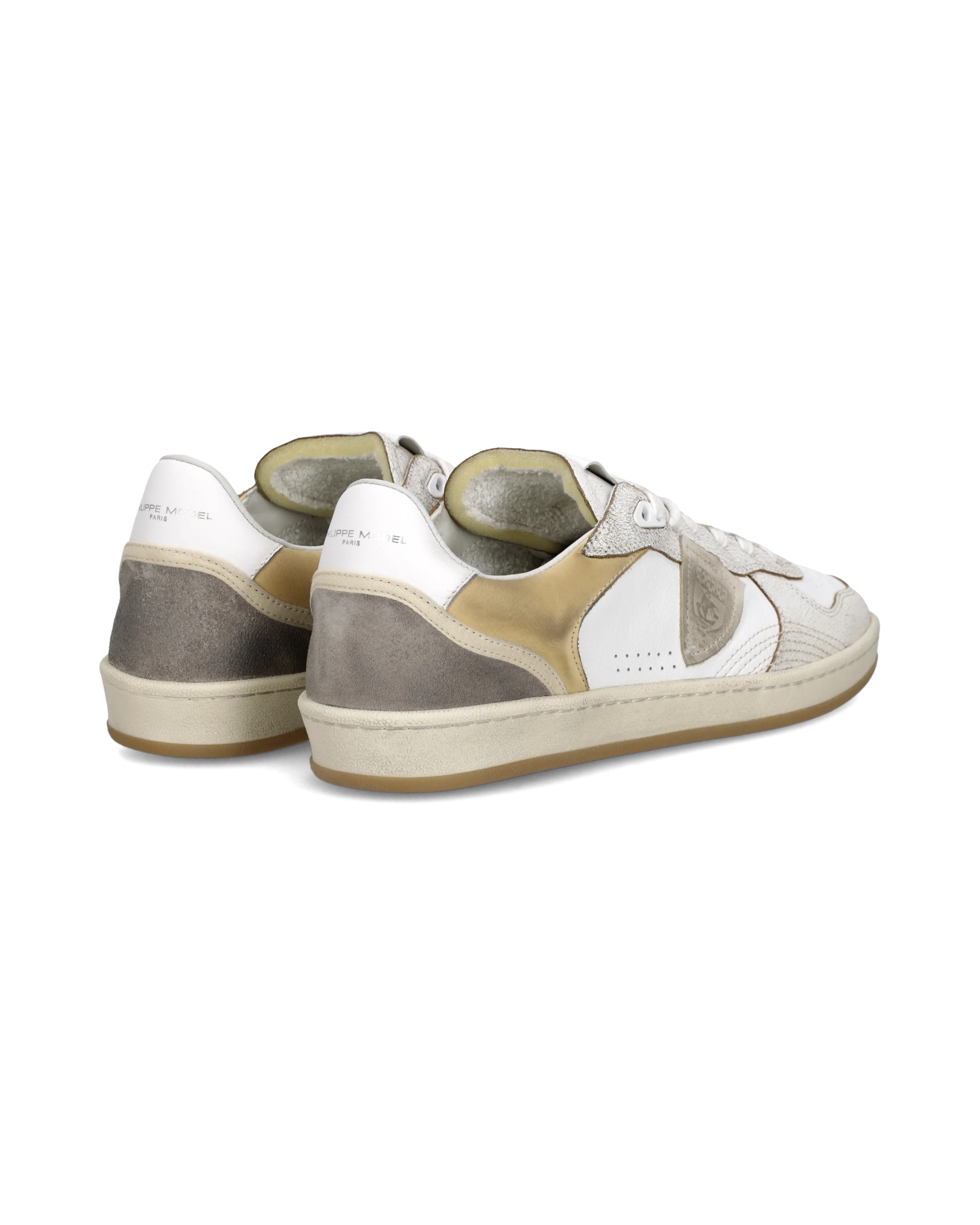 Sneakers Pgal Men, White Beige - Image 3