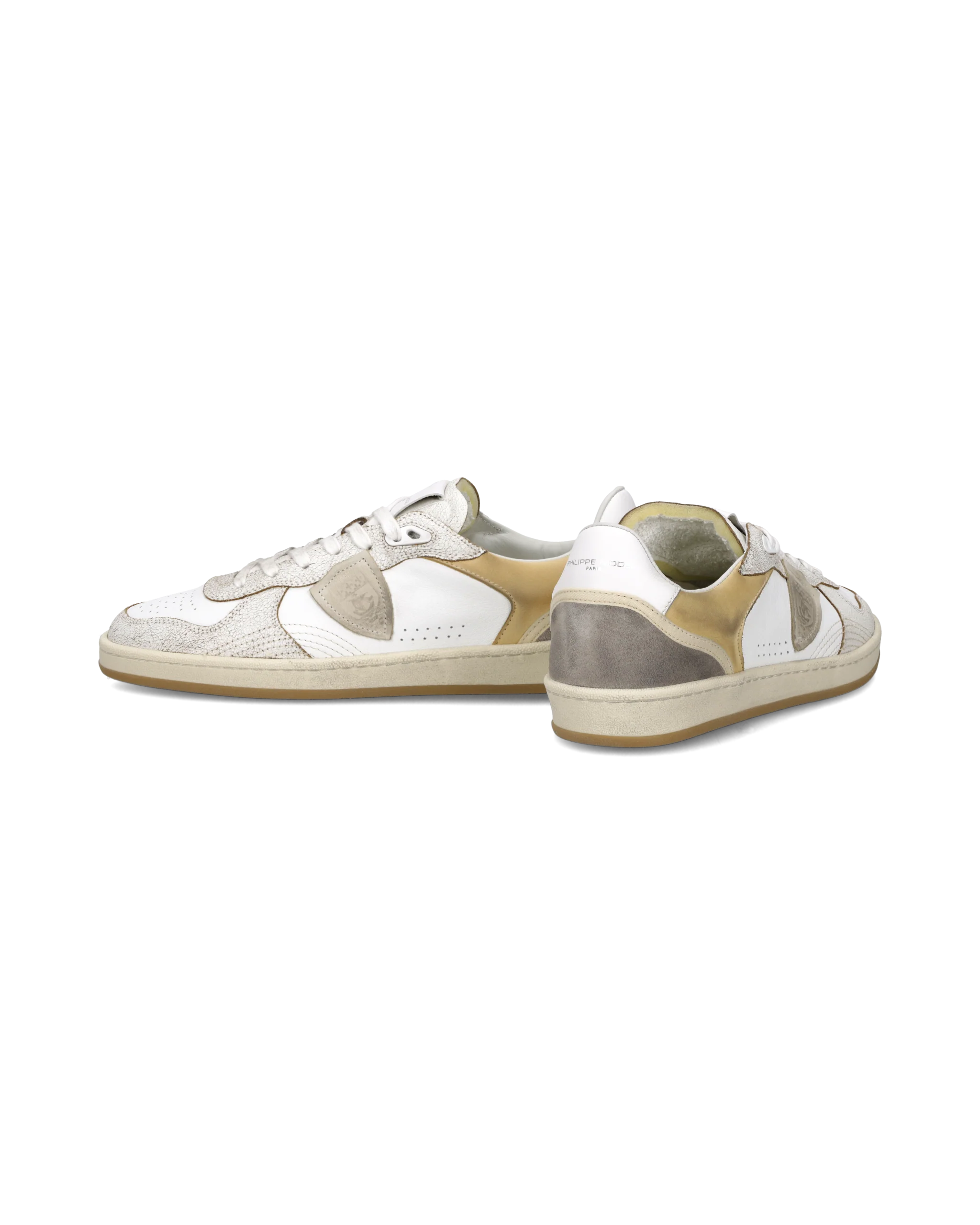 Sneakers Pgal Men, White Beige - Image 6