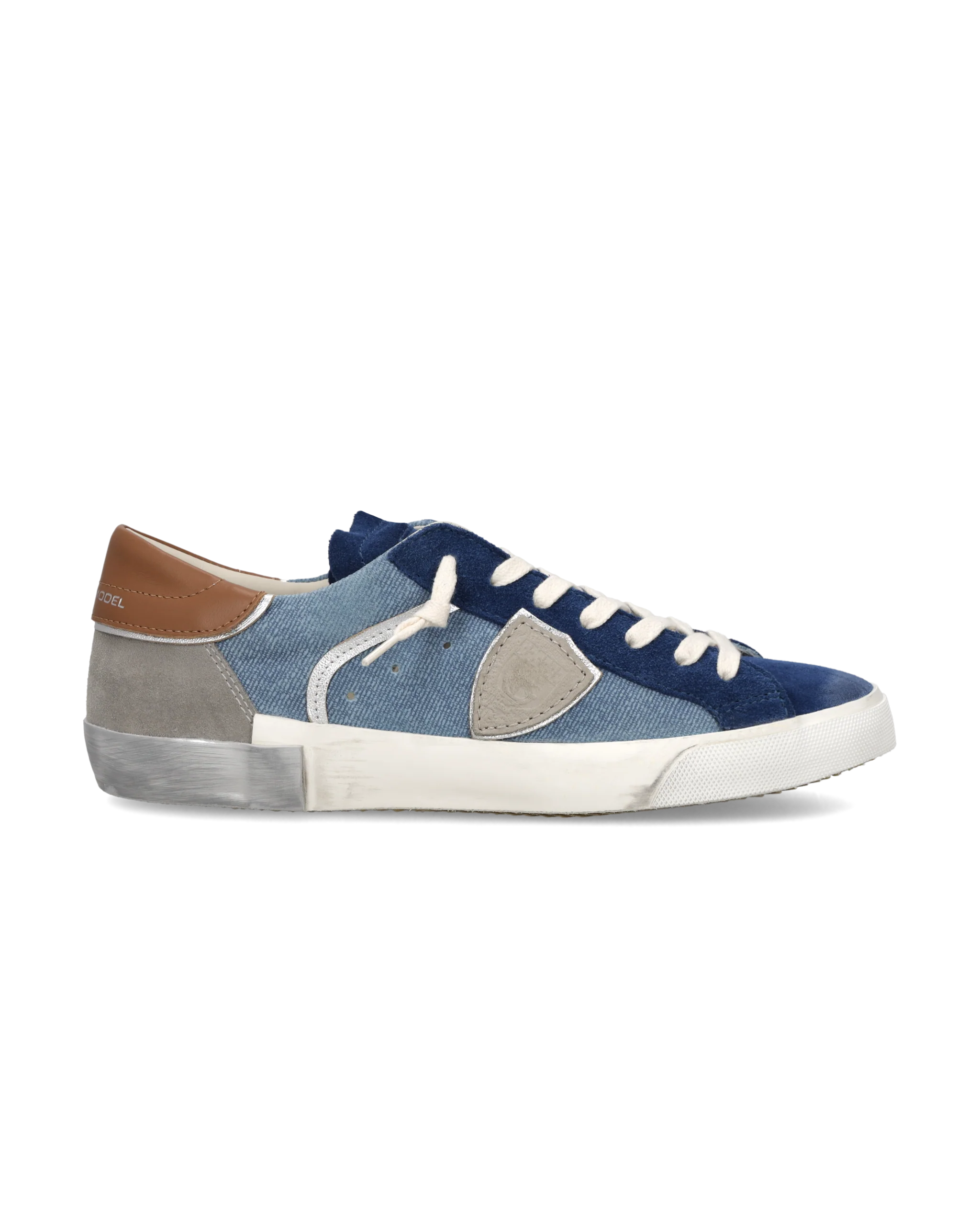 Sneakers Prsx Men, Blue Denim Grey