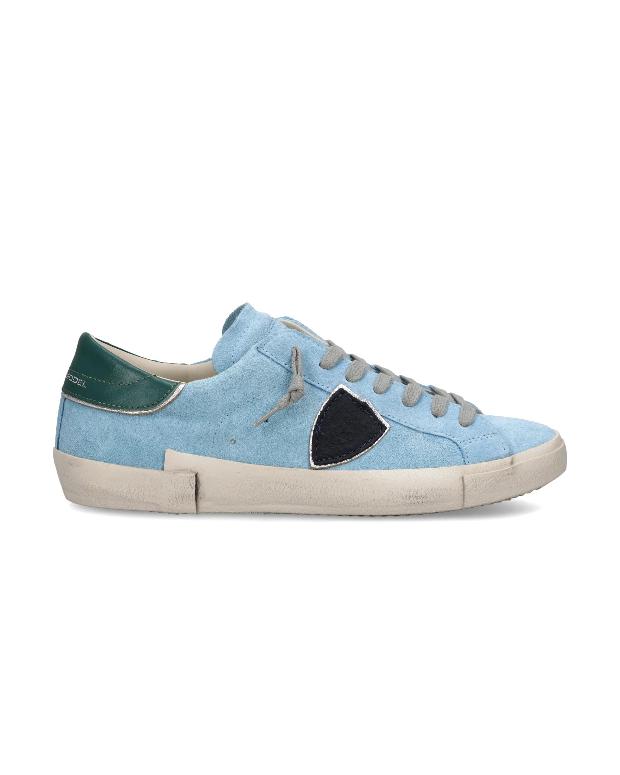 Sneakers Prsx Men, Light Blue Dark Green