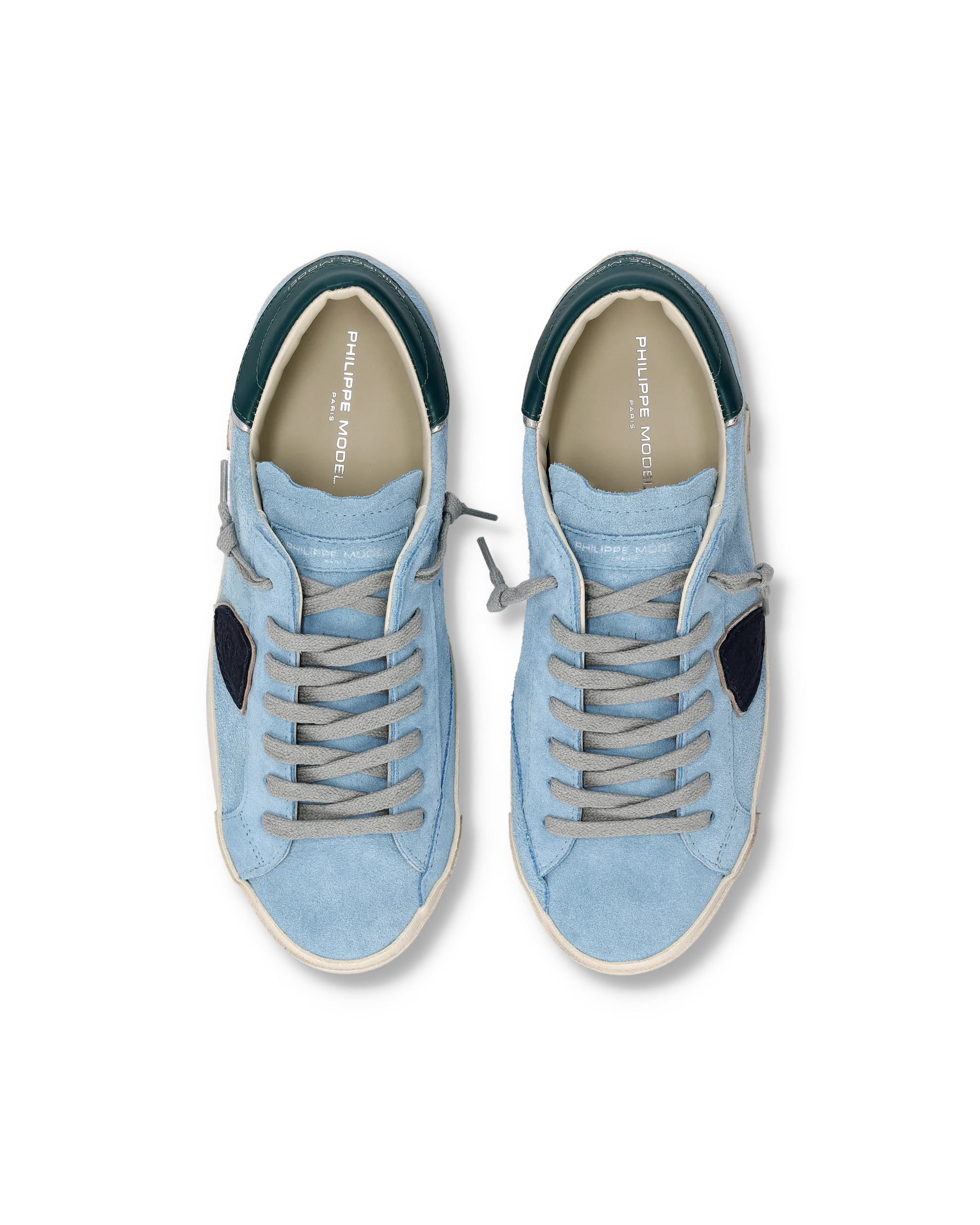 Sneakers Prsx Men, Light Blue Dark Green - Image 4