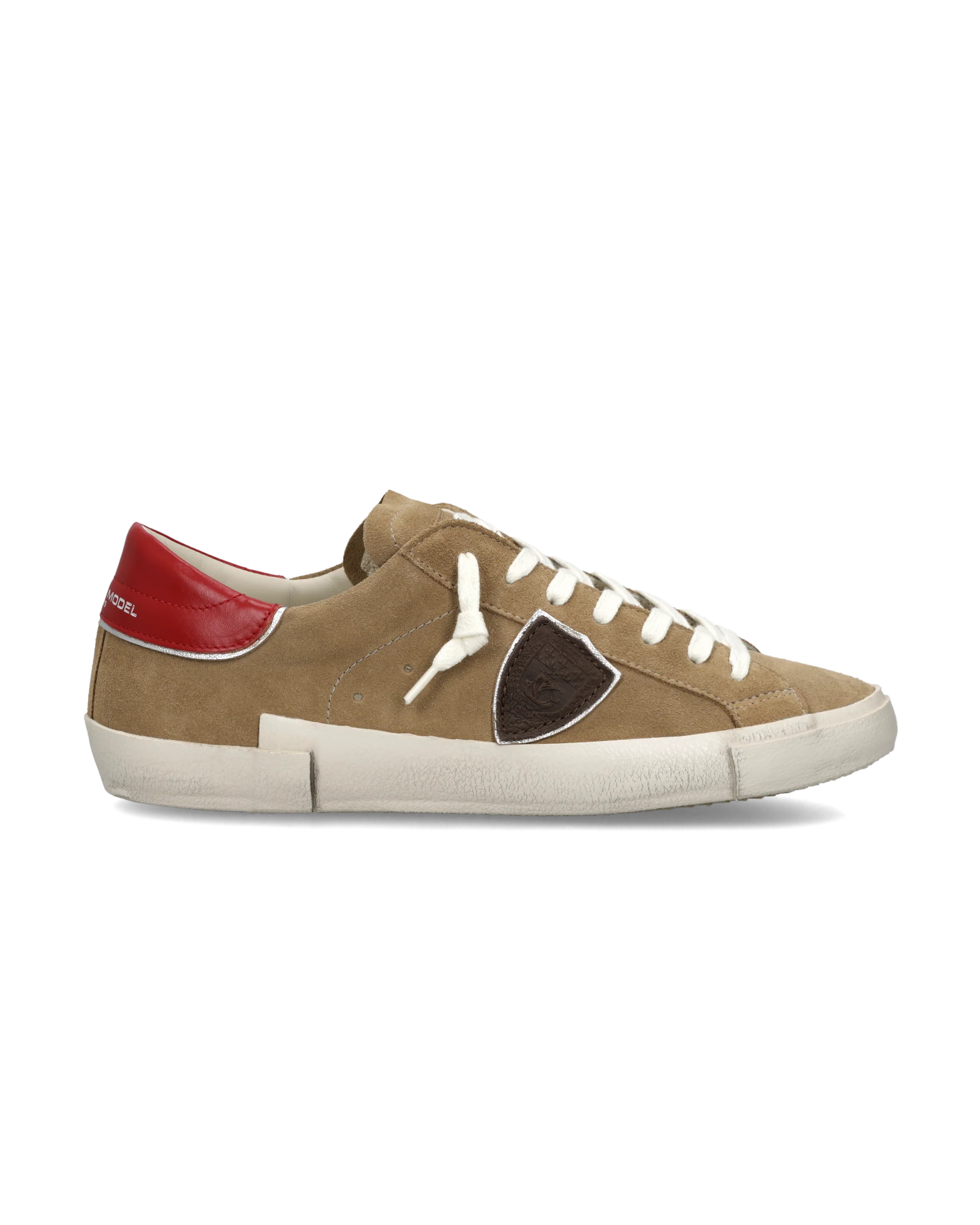 Sneakers Prsx Men, Beige Red