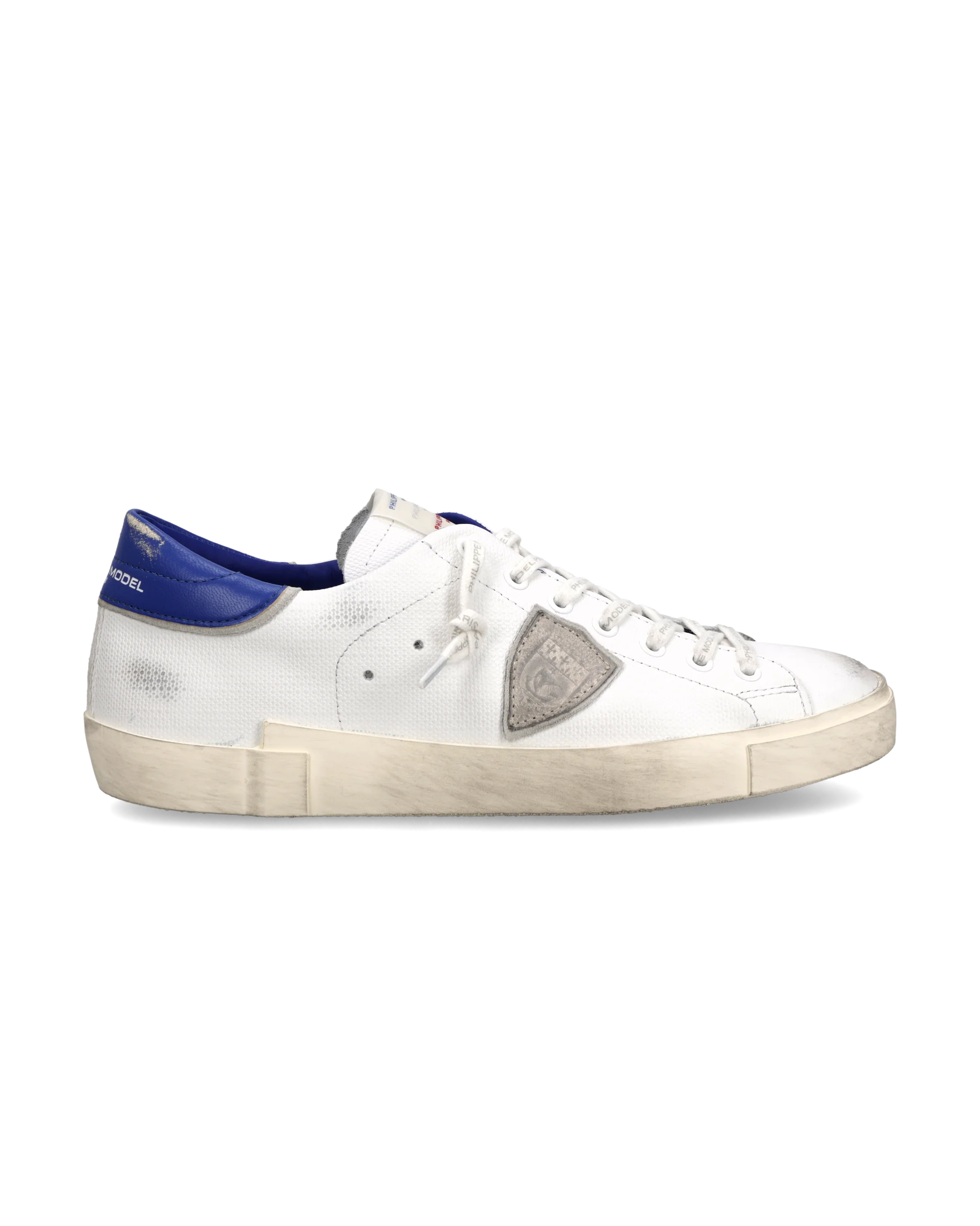 Sneakers Prsx Men with drapeau label, White Bluette