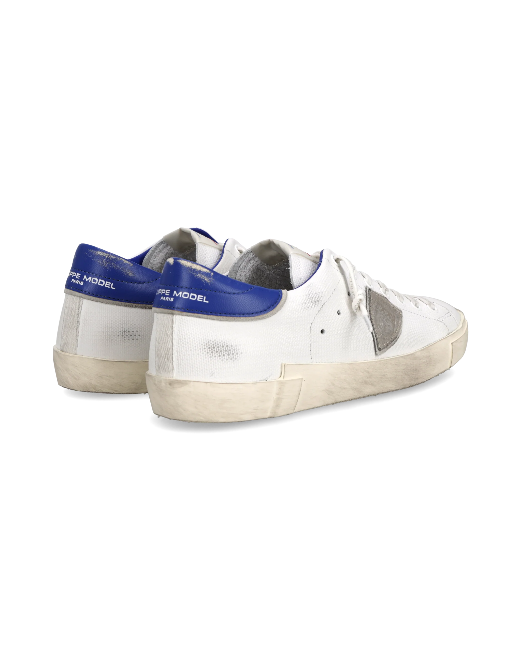 Sneakers Prsx Men with drapeau label, White Bluette - Image 3