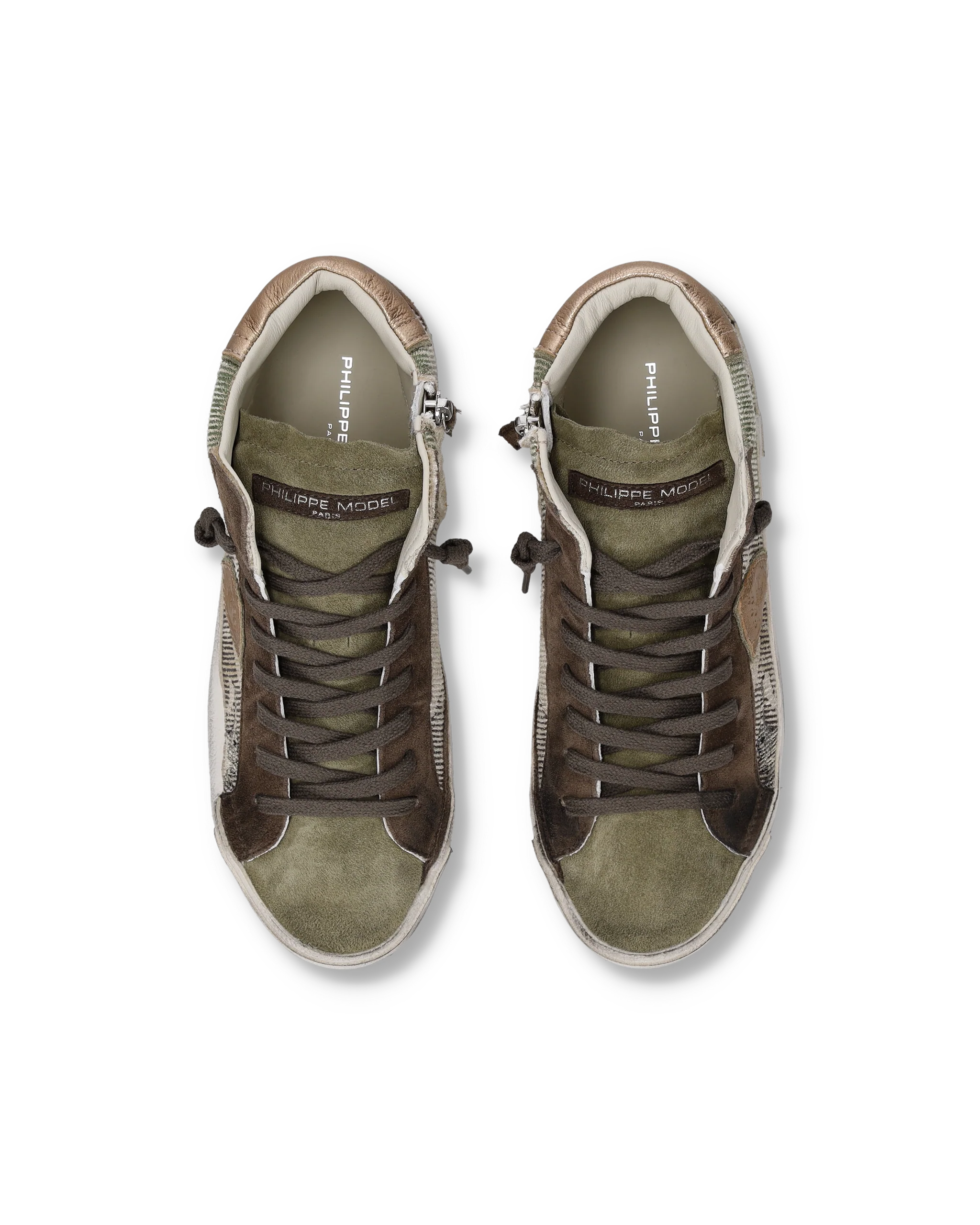 Sneakers Prsx Tennis Women, Olive Green Brown - Image 4