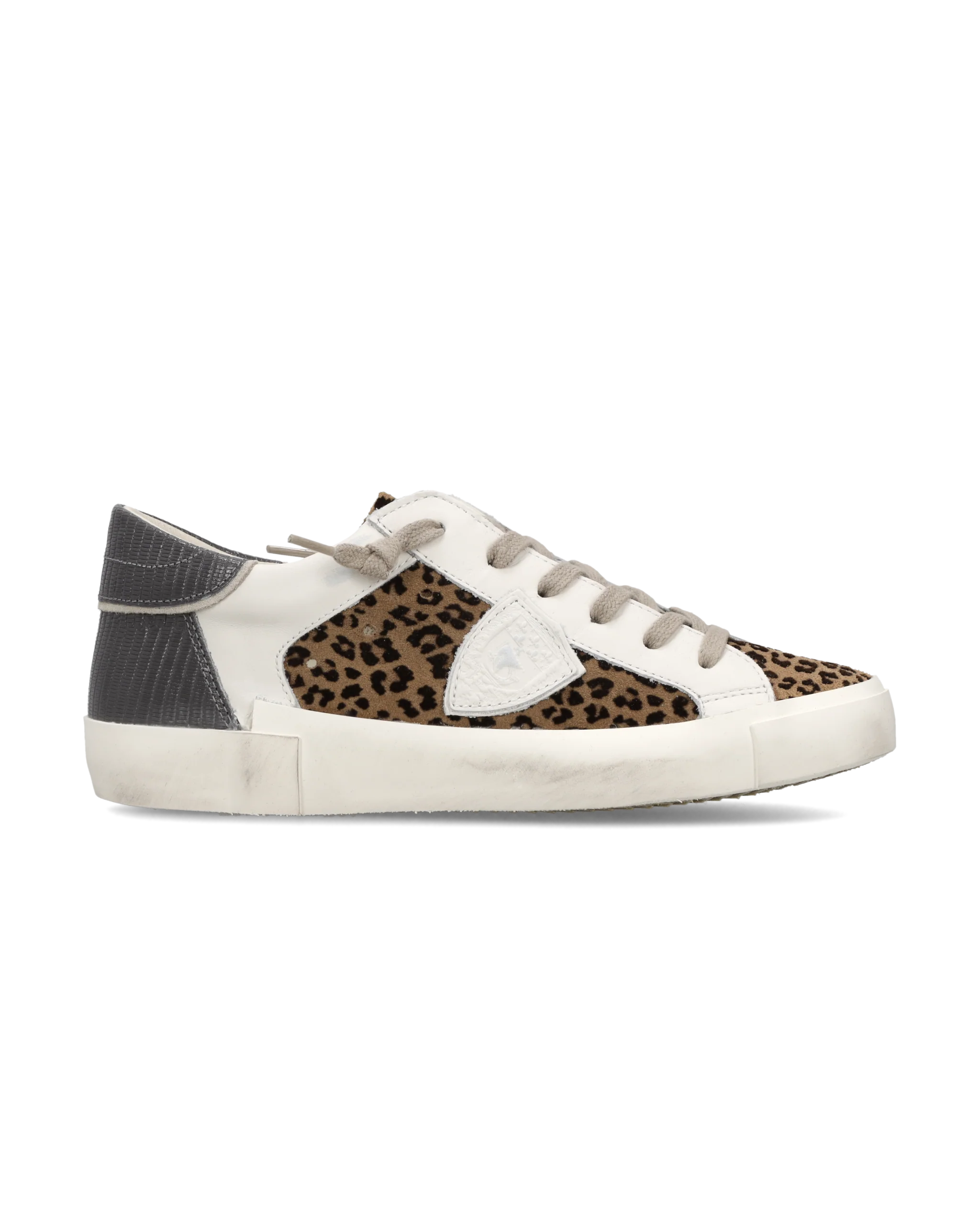 Sneakers Prsx Women, White Grey Animal-Print