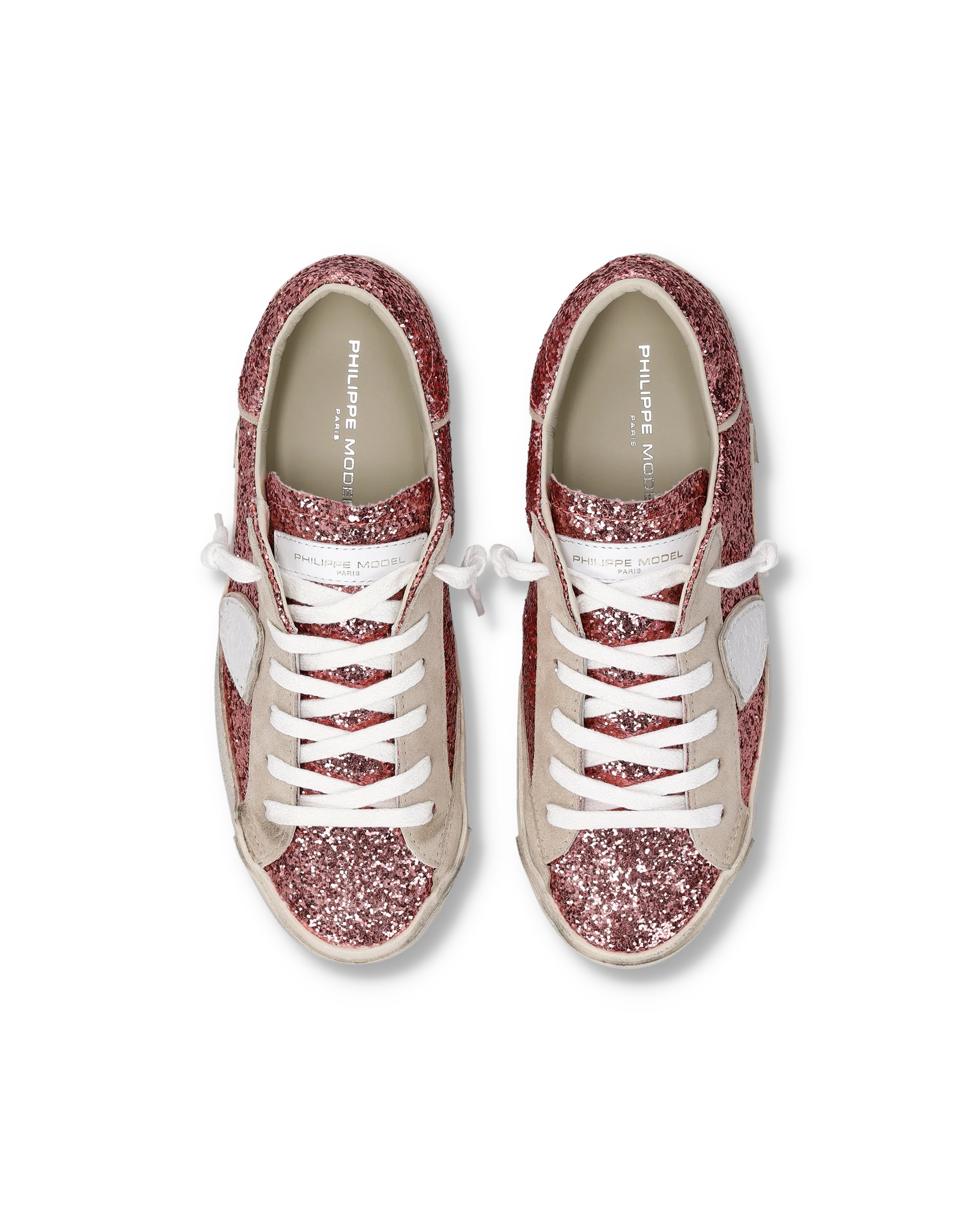 Sneakers Prsx Women with glitter upper, Pink - Image 4