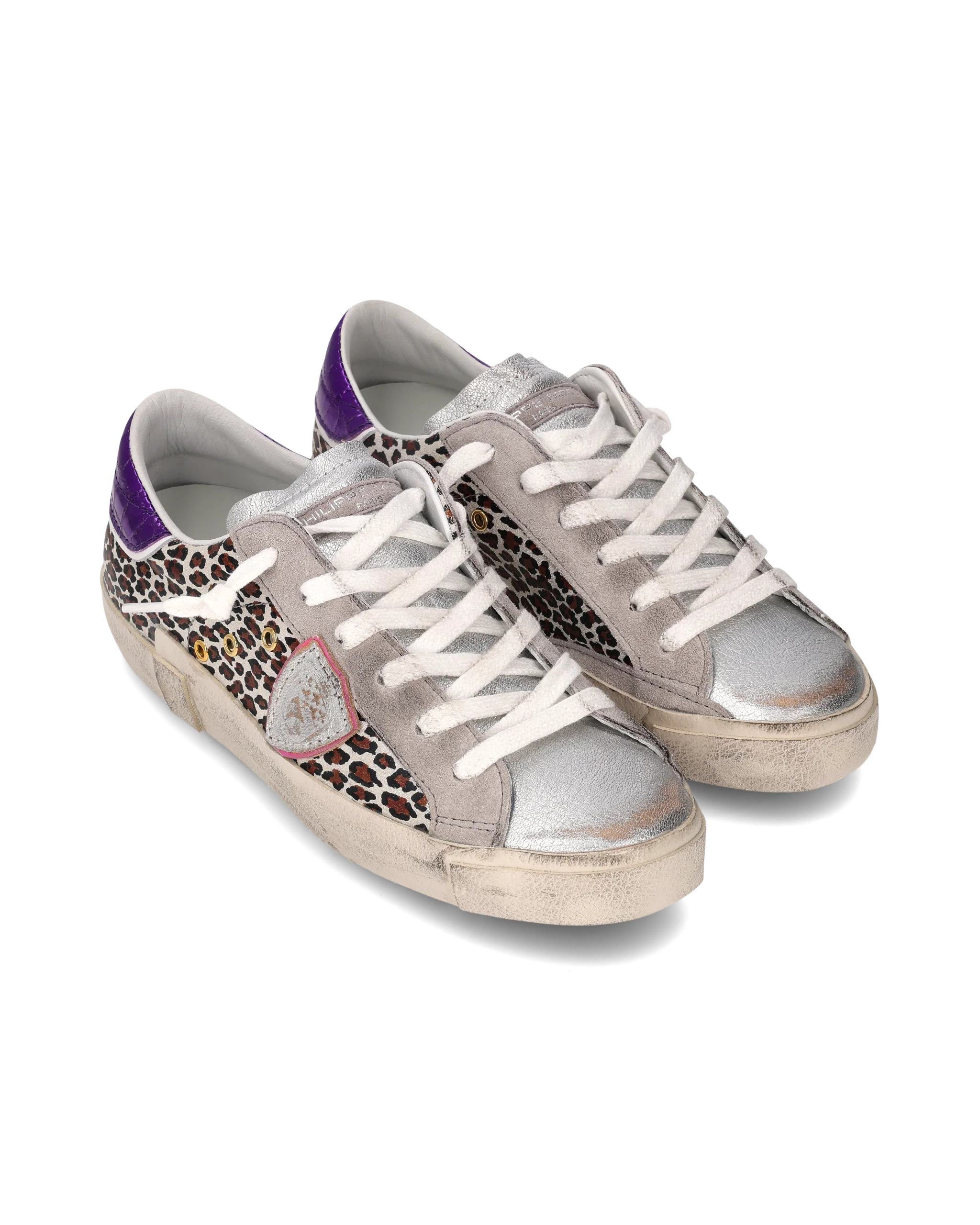 Sneakers Prsx Tennis Women, Silver Purple - Image 2