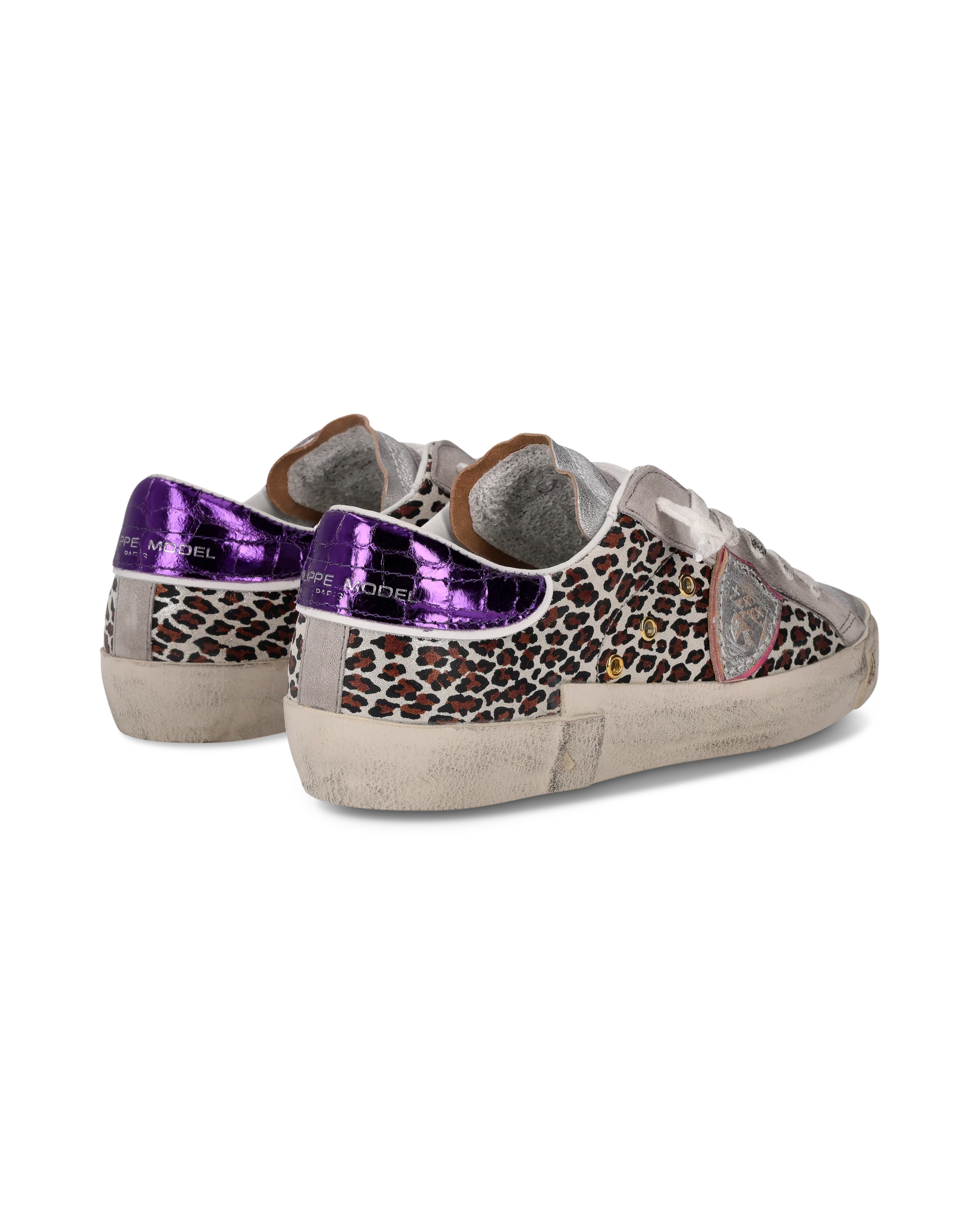 Sneakers Prsx Tennis Women, Silver Purple - Image 3